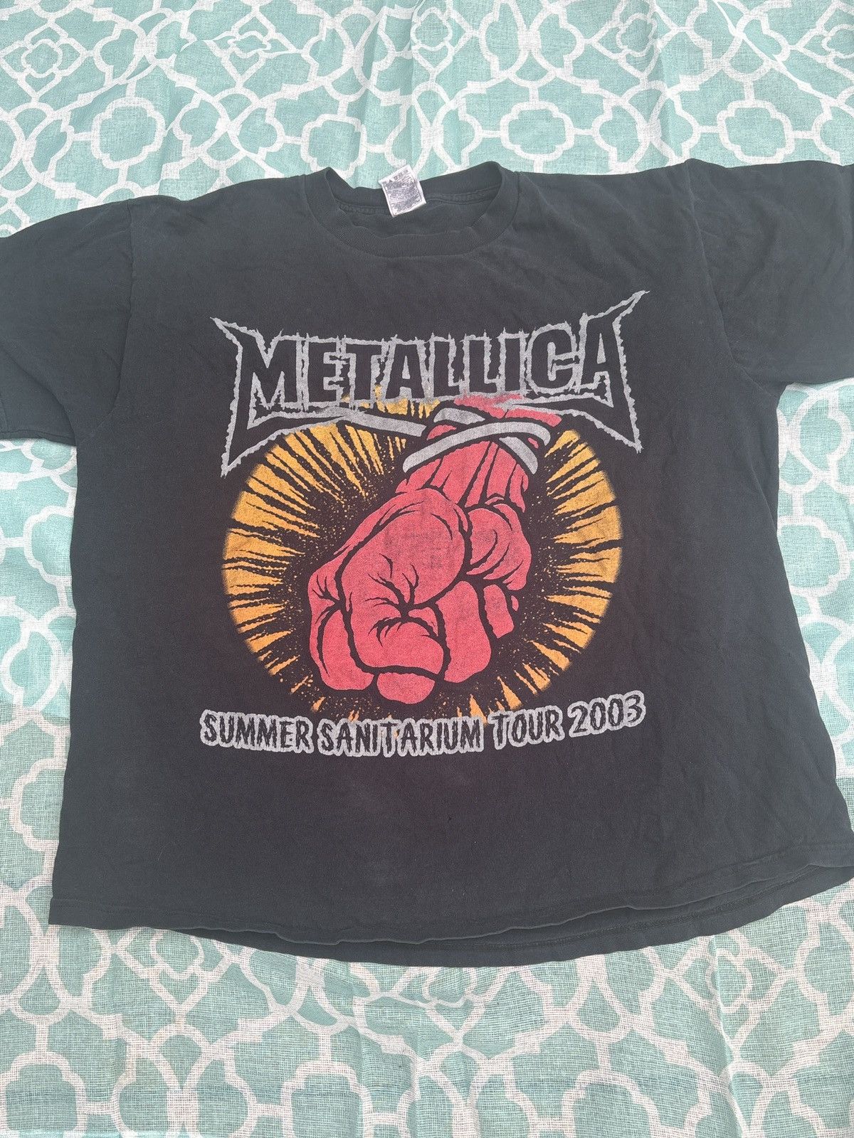 Band Tees × Vintage METALLICA SUMMER SANITARIUM 2003 Size US XL / EU 56 / 4 - 2 Thumbnail