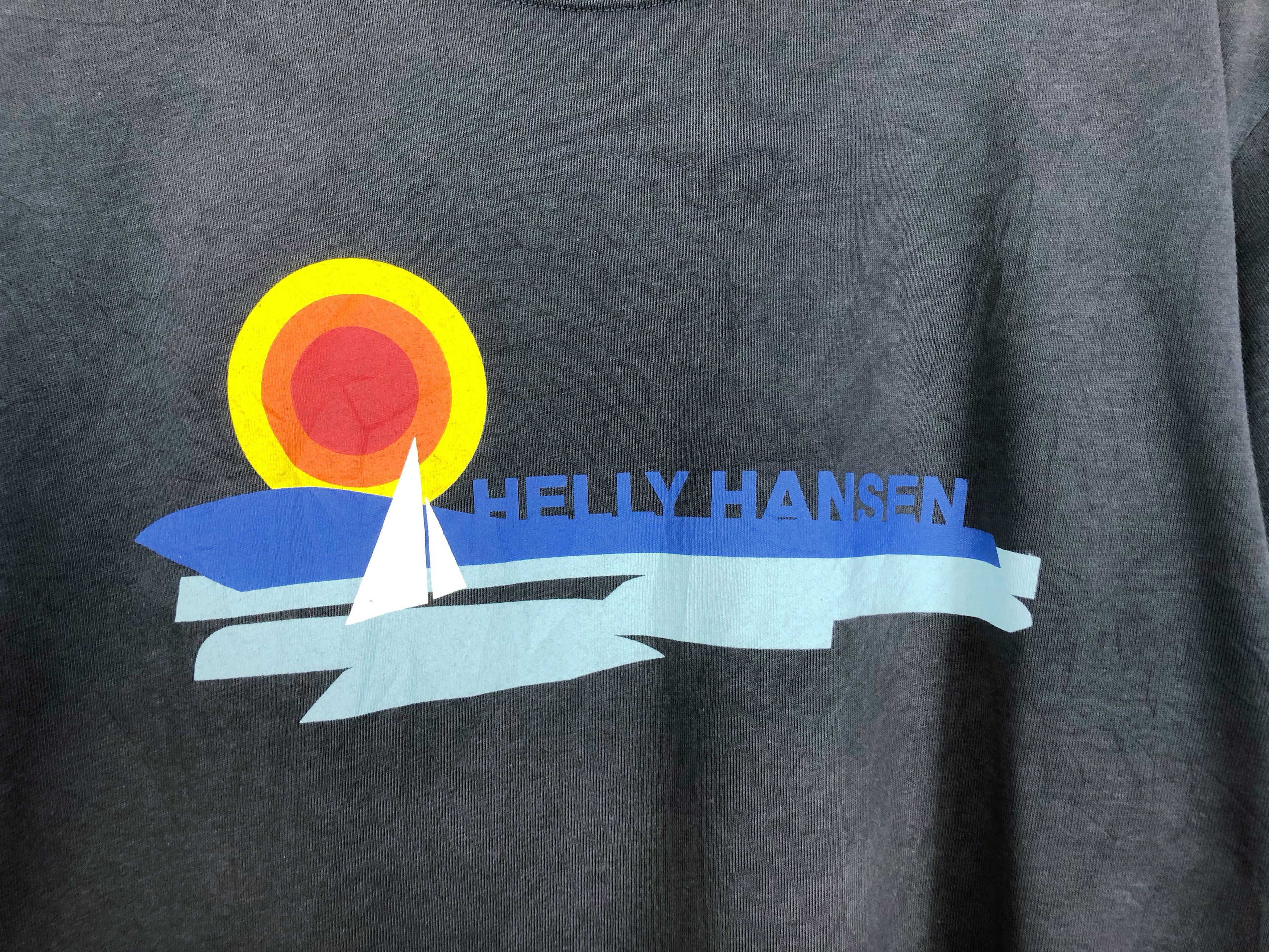 Helly Hansen Rare Vintage Y2K Helly Hansen Big Logo Spellout Tee Size US M / EU 48-50 / 2 - 3 Thumbnail