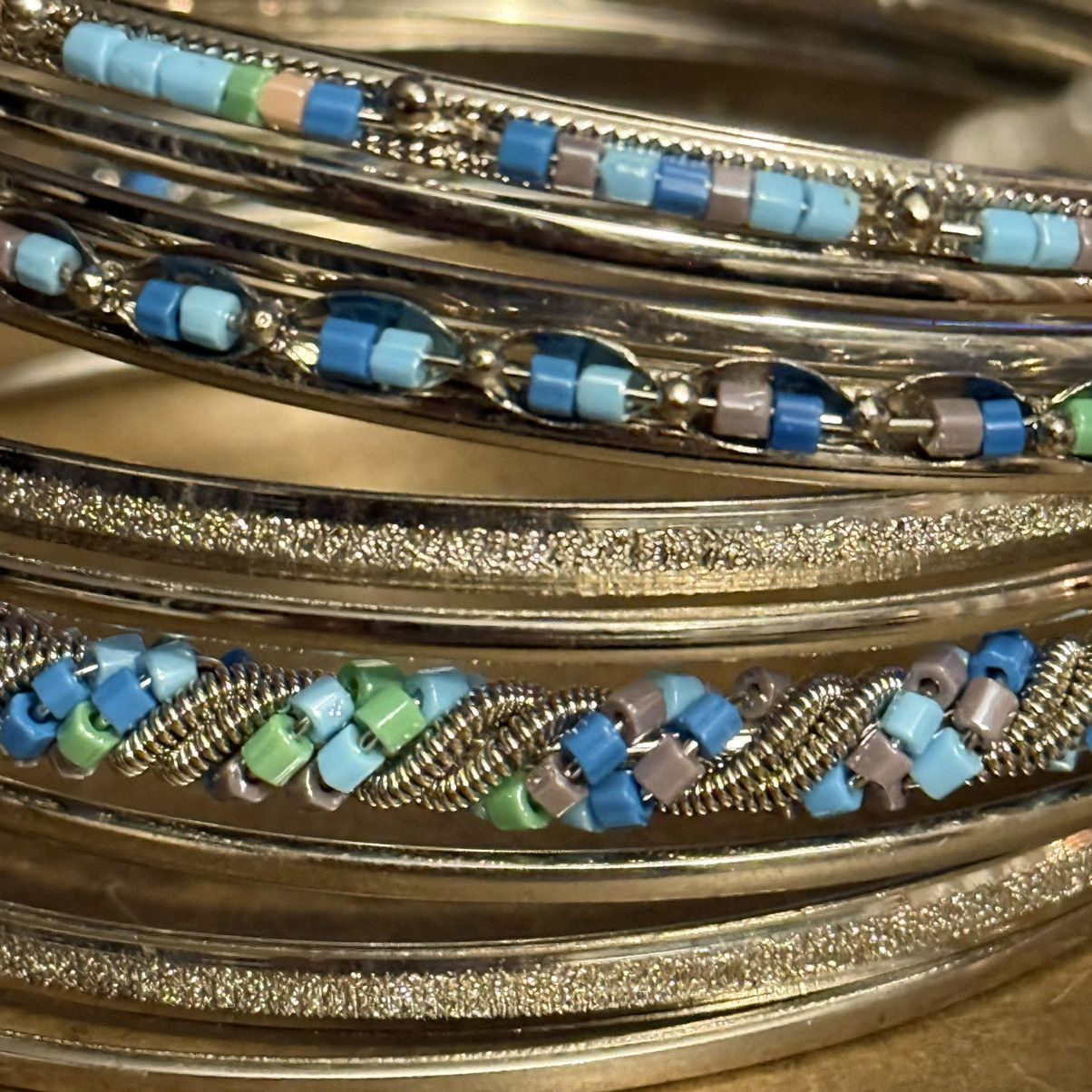 Other Silver tone bangle bracelet set Size ONE SIZE - 4 Thumbnail