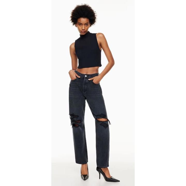 Agolde AGOLDE 90’s Mid Rise Loose Fit Distressed in Vagabond Size 28" / US 6 / IT 42 - 2 Thumbnail