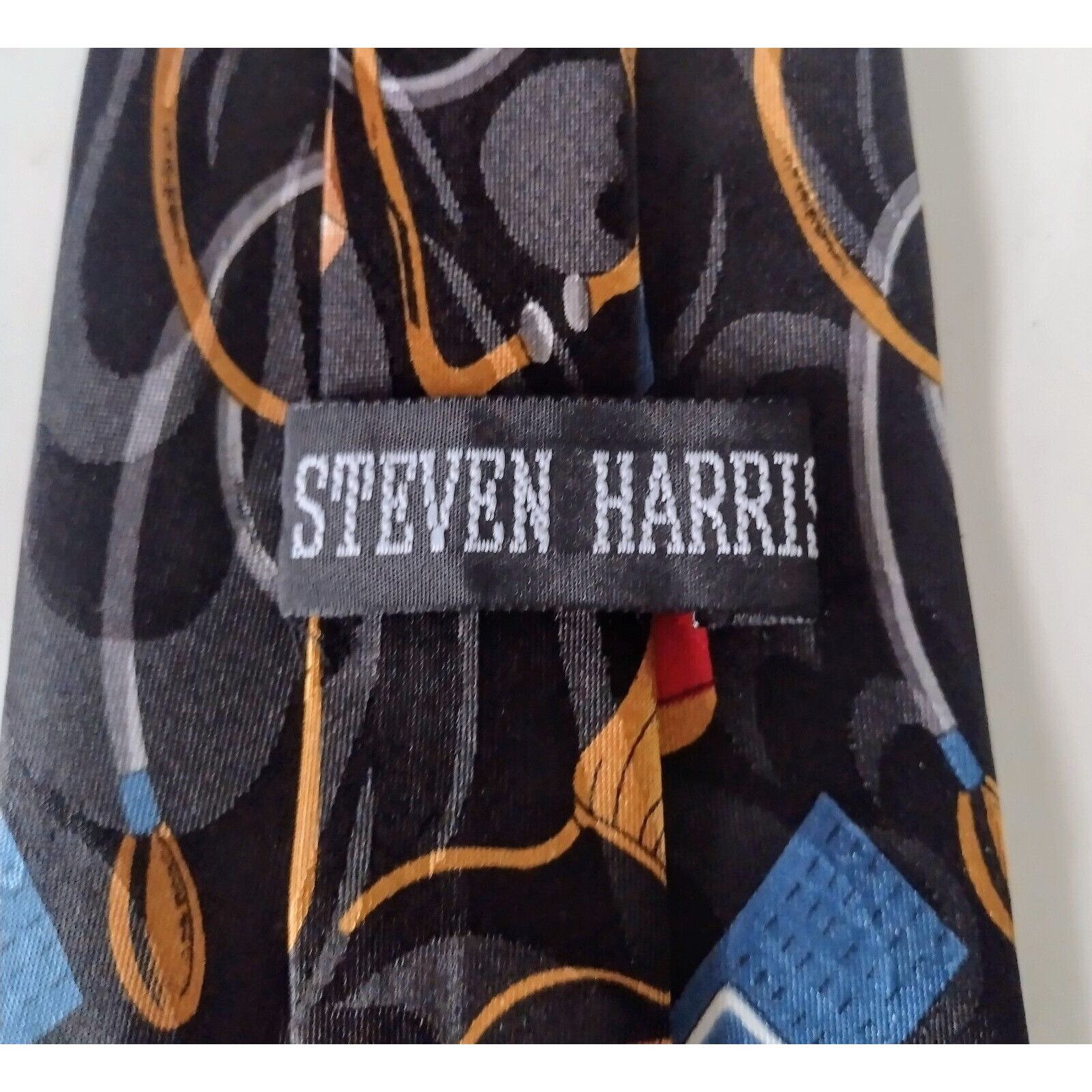 Vintage Steven Harris Medical Supplies Satin Tie Vintage Textured Sw Size ONE SIZE - 3 Thumbnail