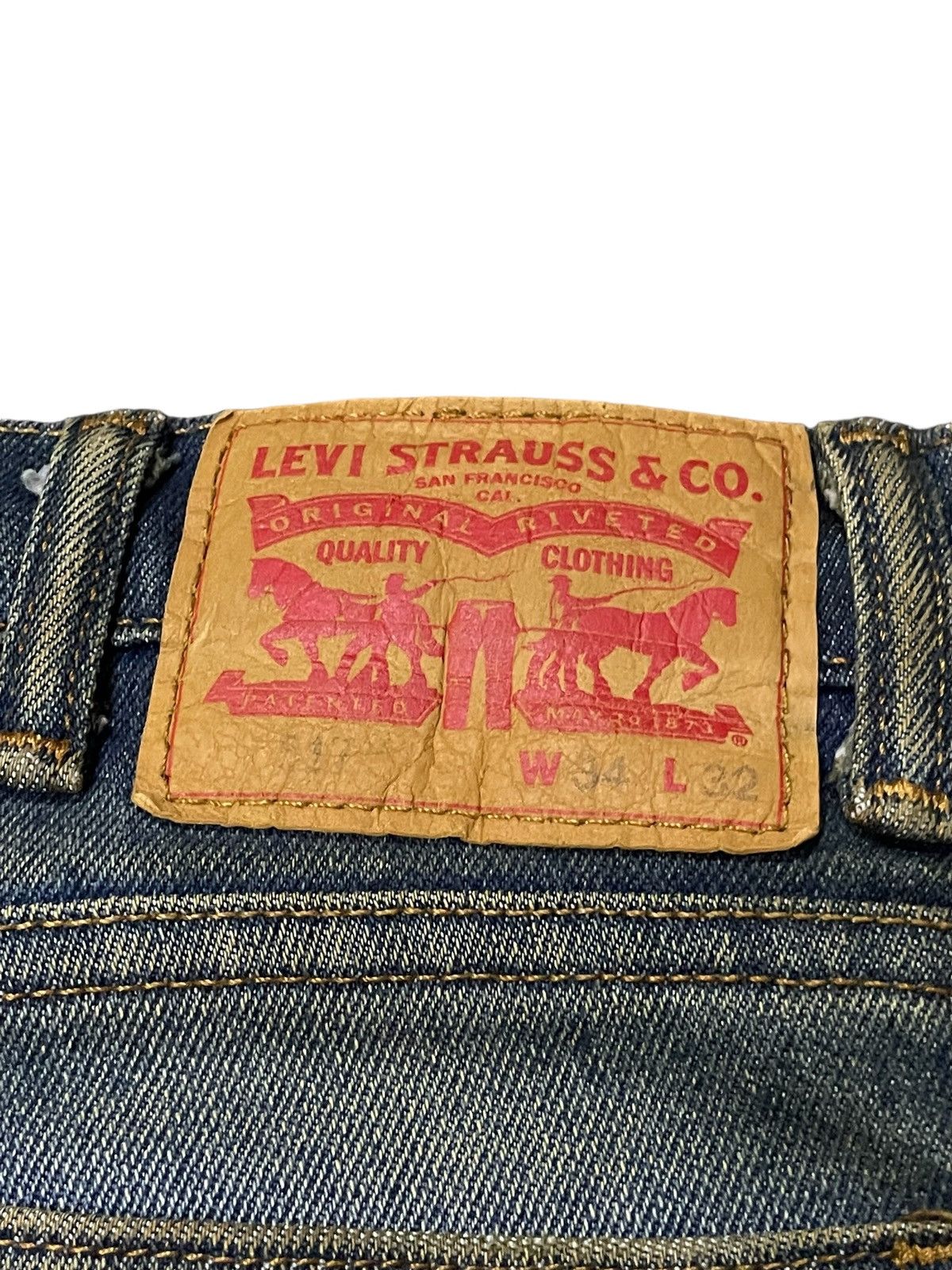Hysteric Glamour × Levi's × Vintage Vintage Levis 517 Bootcut Dirty Muddy Flare Jeans Size US 32 / EU 48 - 19 Thumbnail