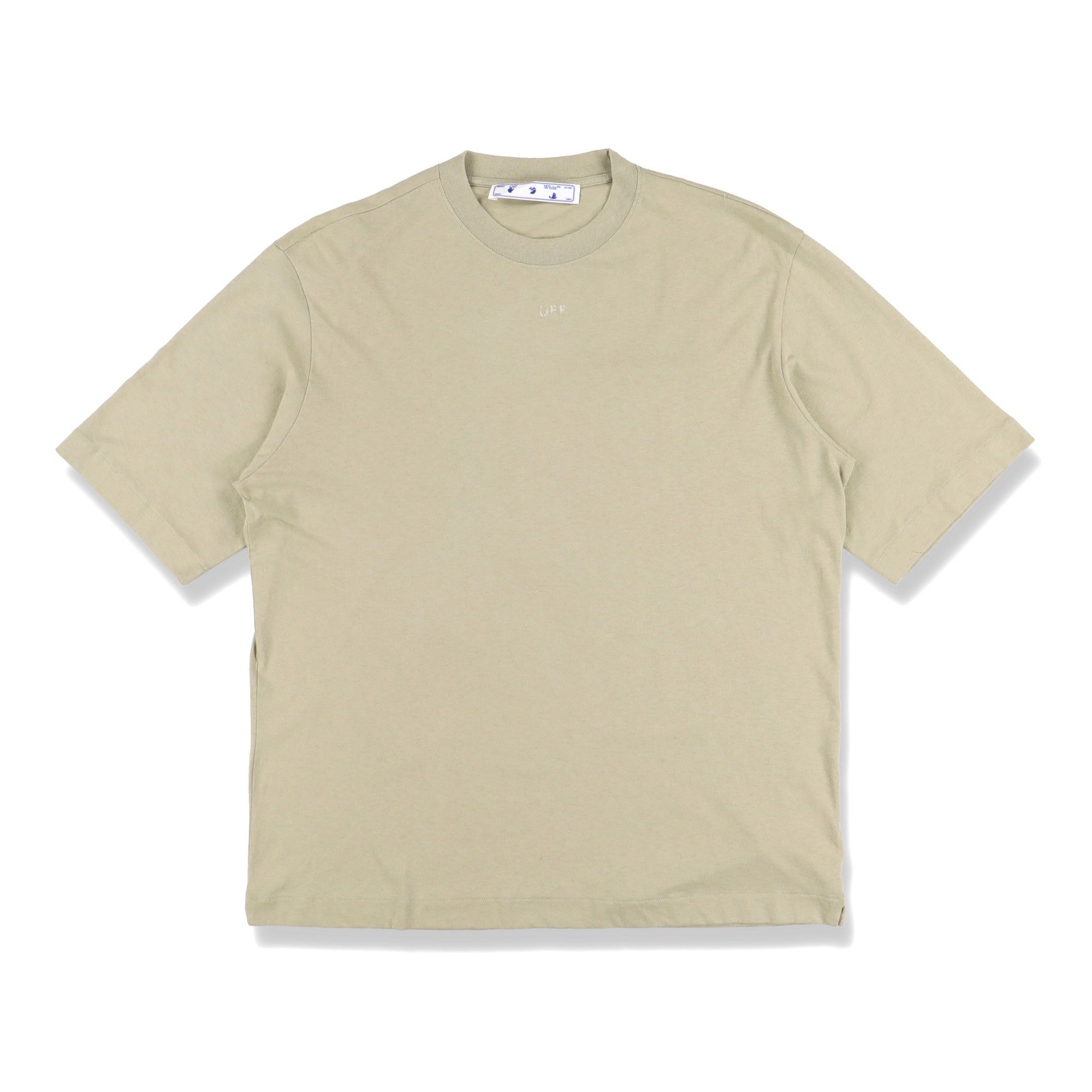 Off-White Beige Rubber Arrows Logo Oversized Skate T-Shirt Size US XS / EU 42 / 0 - 5 Thumbnail
