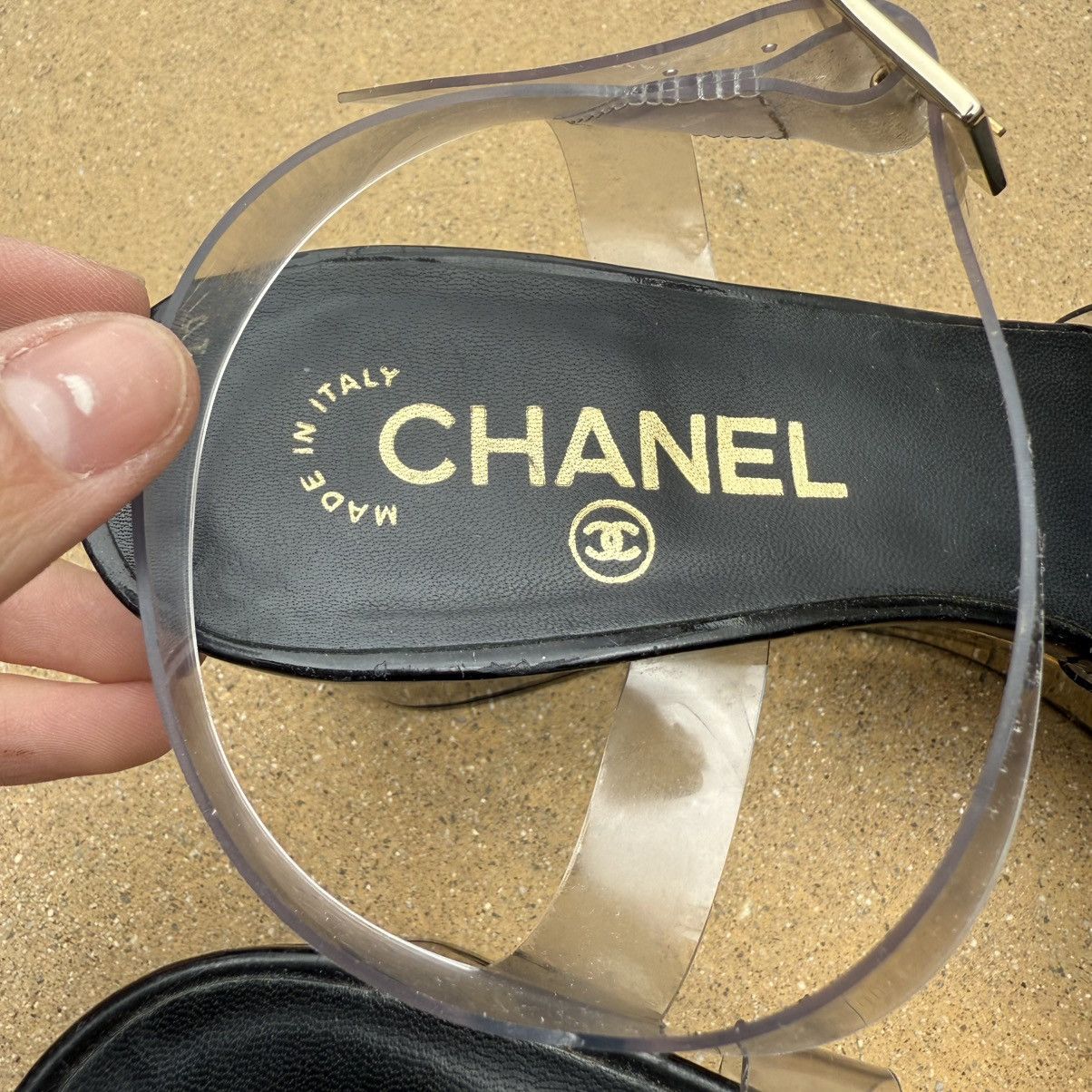Chanel Chanel Platform Sandals Size US 7.5 / IT 37.5 - 3 Thumbnail