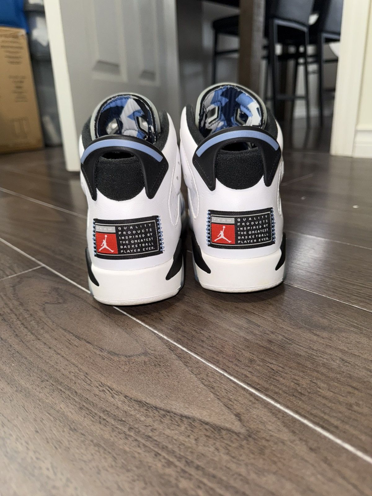 Jordan Brand Jordan 6 Retro “UNC” (6.5) Size US 6.5 / EU 39-40 - 3 Thumbnail