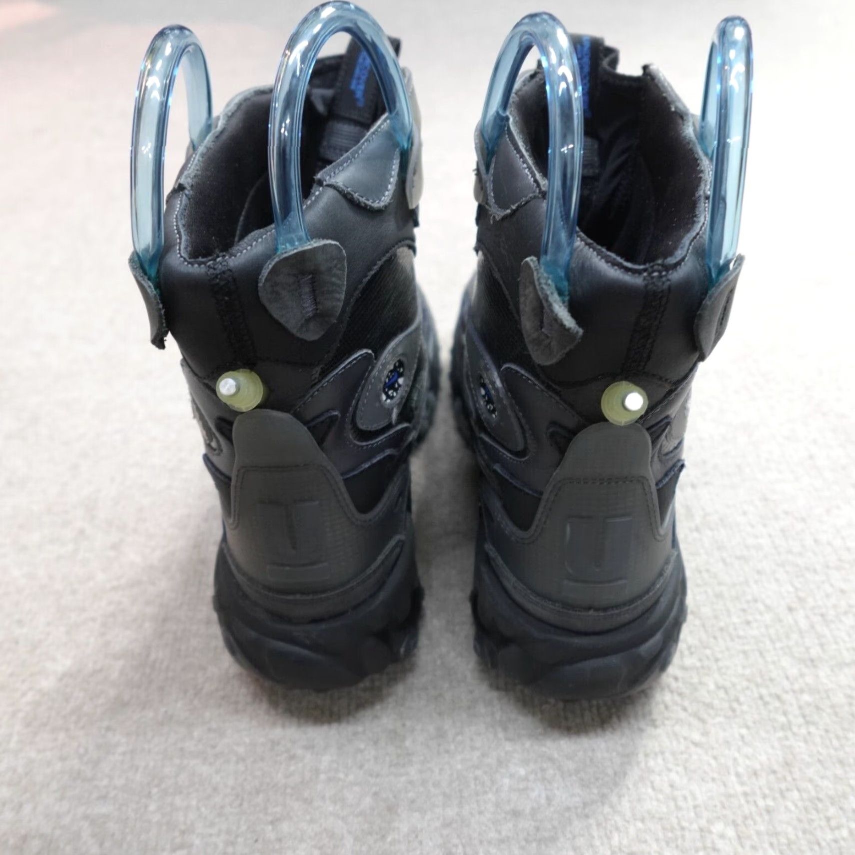 Nike VINTAGE Nike React Sneakers Mens Womens Black 7.5 8.5 Jun Takahashi NEW Size US 8 / IT 38 - 6 Thumbnail