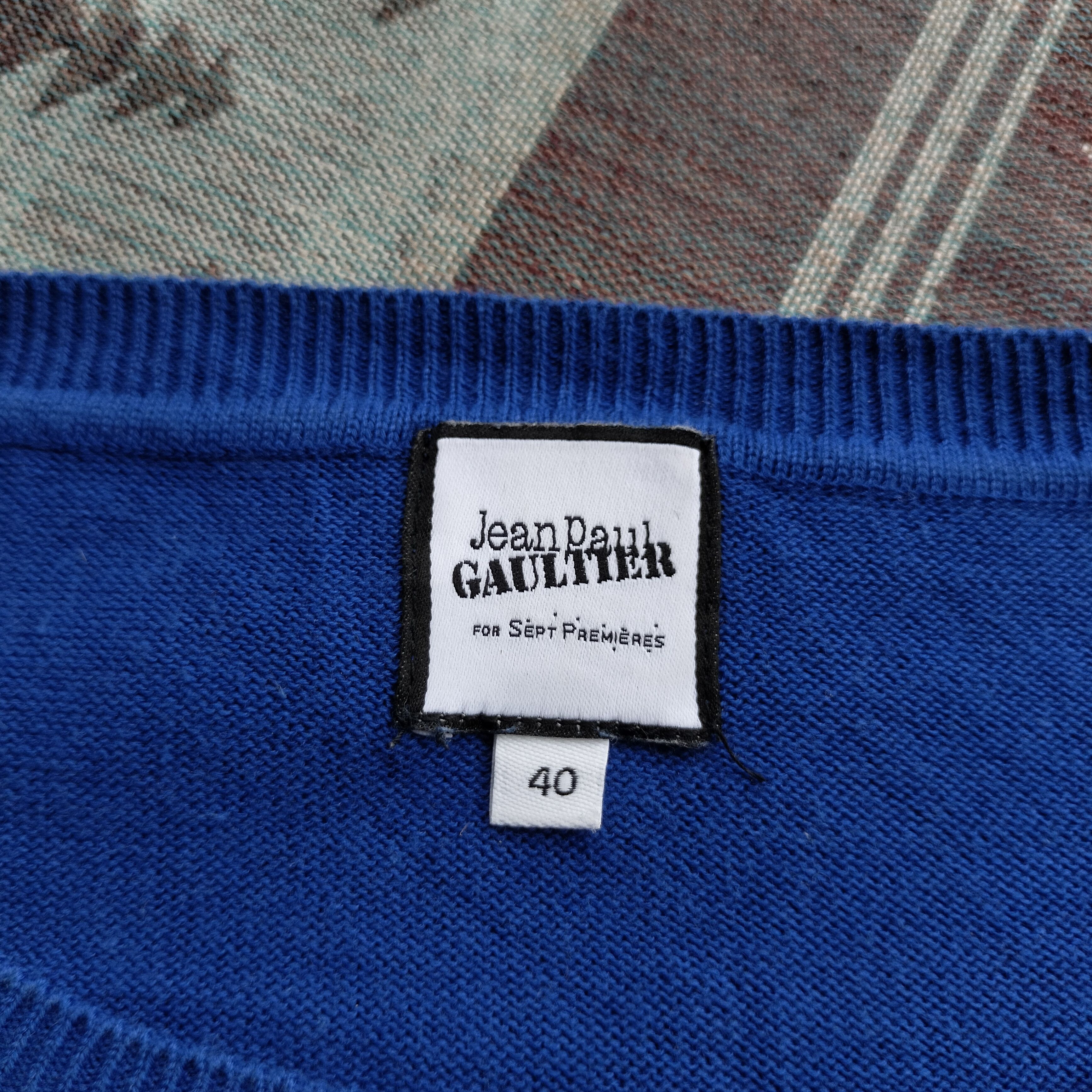 Jean Paul Gaultier Jean Paul Gaultier for Sept Premieres button up side knitt Size S / US 4 / IT 40 - 3 Thumbnail