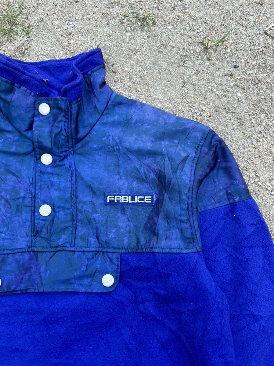 Japanese Brand Vintage Ski Jacket Half Button Fablice jacket Size US L / EU 52-54 / 3 - 4 Thumbnail
