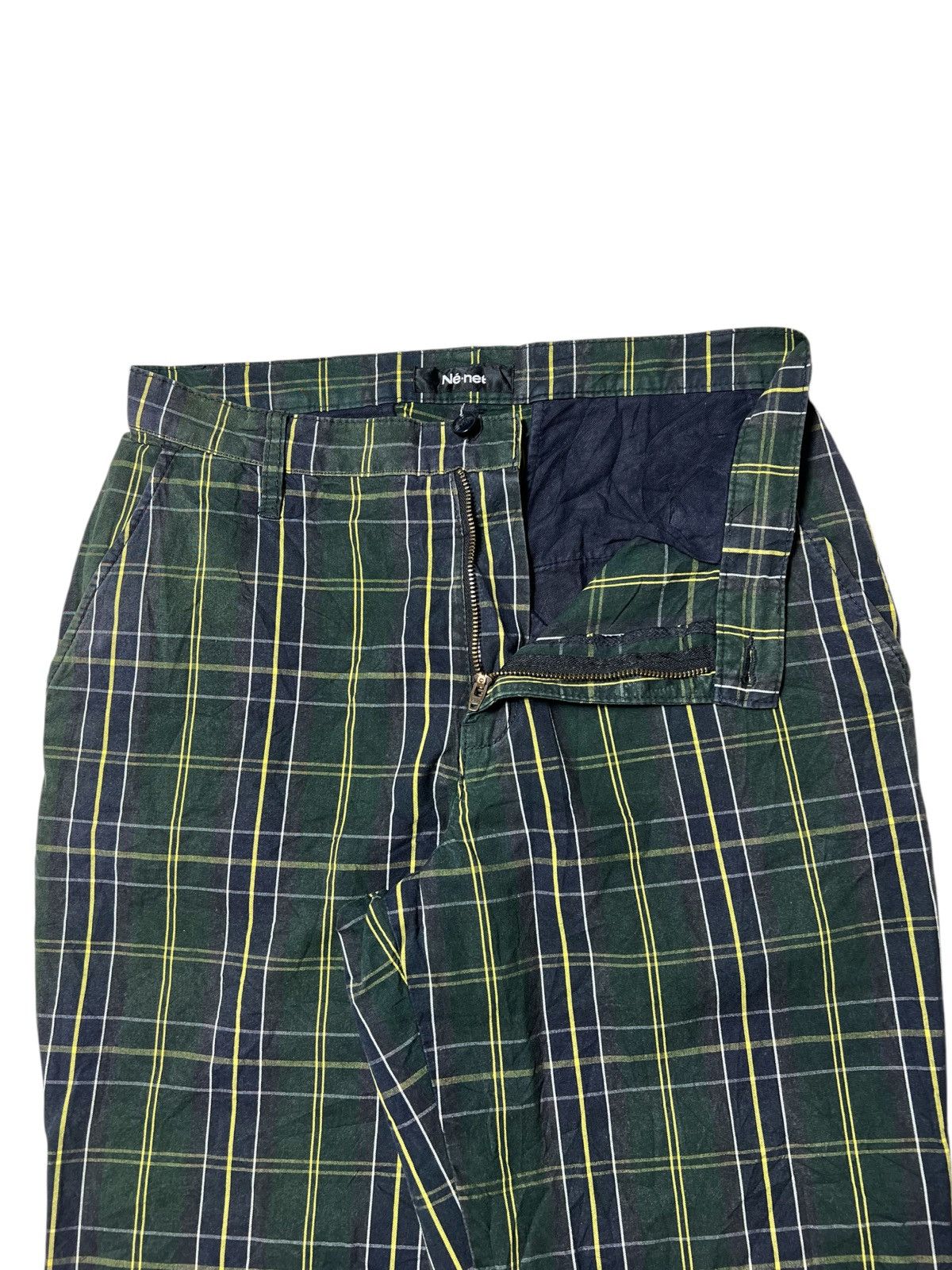 Issey Miyake Ne - Net Issey Miyake Plaid Tartan Pants Size US 28 / EU 44 - 4 Thumbnail
