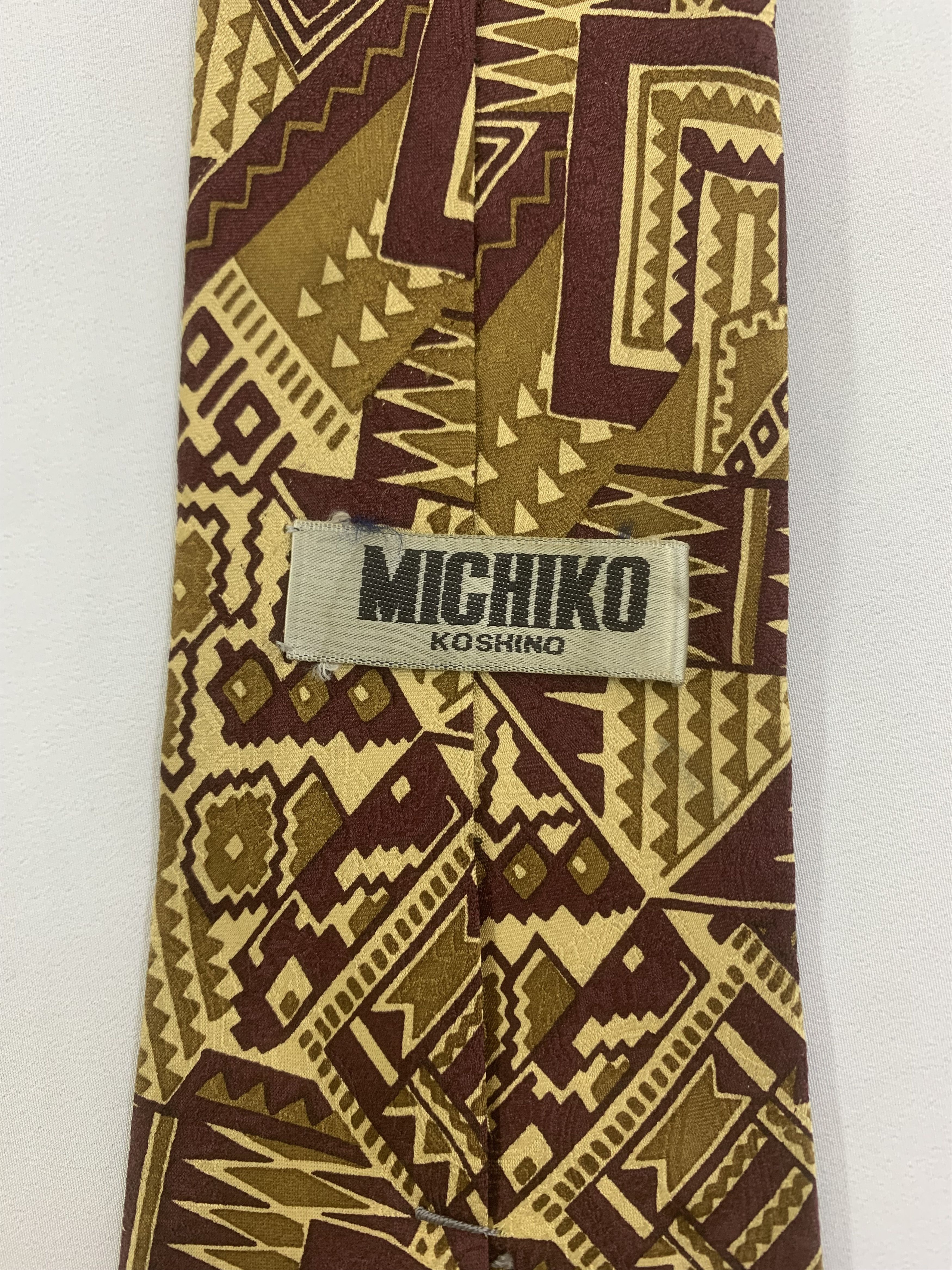 Michiko Koshino London Michiko Koshino silk tie classic NT1010 Size ONE SIZE - 4 Thumbnail