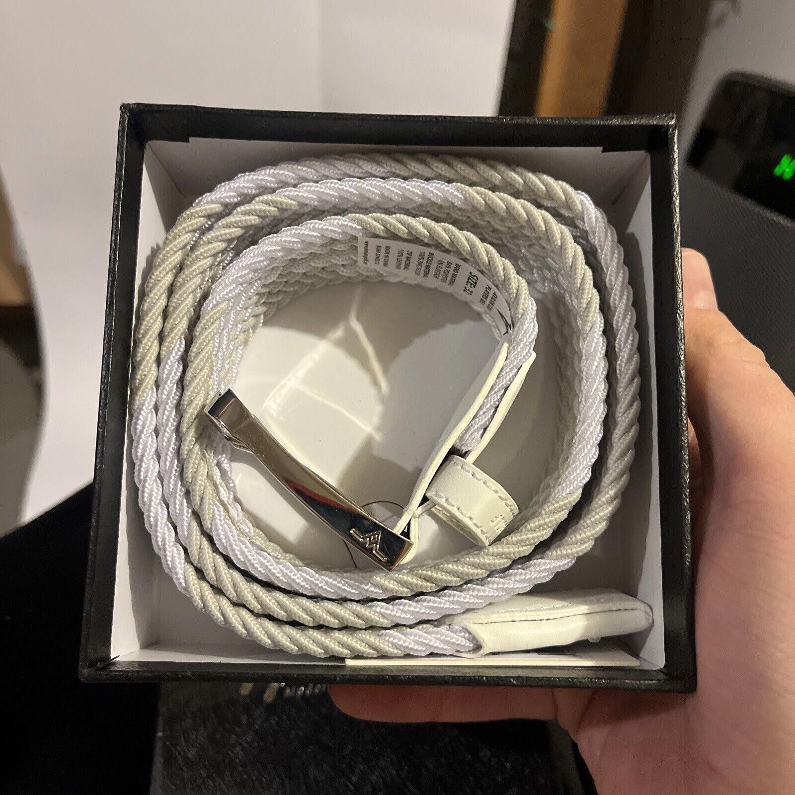 Avalanche Avalon Golf Belt light gray braided belt size 40 New In Box Size ONE SIZE - 1 Thumbnail