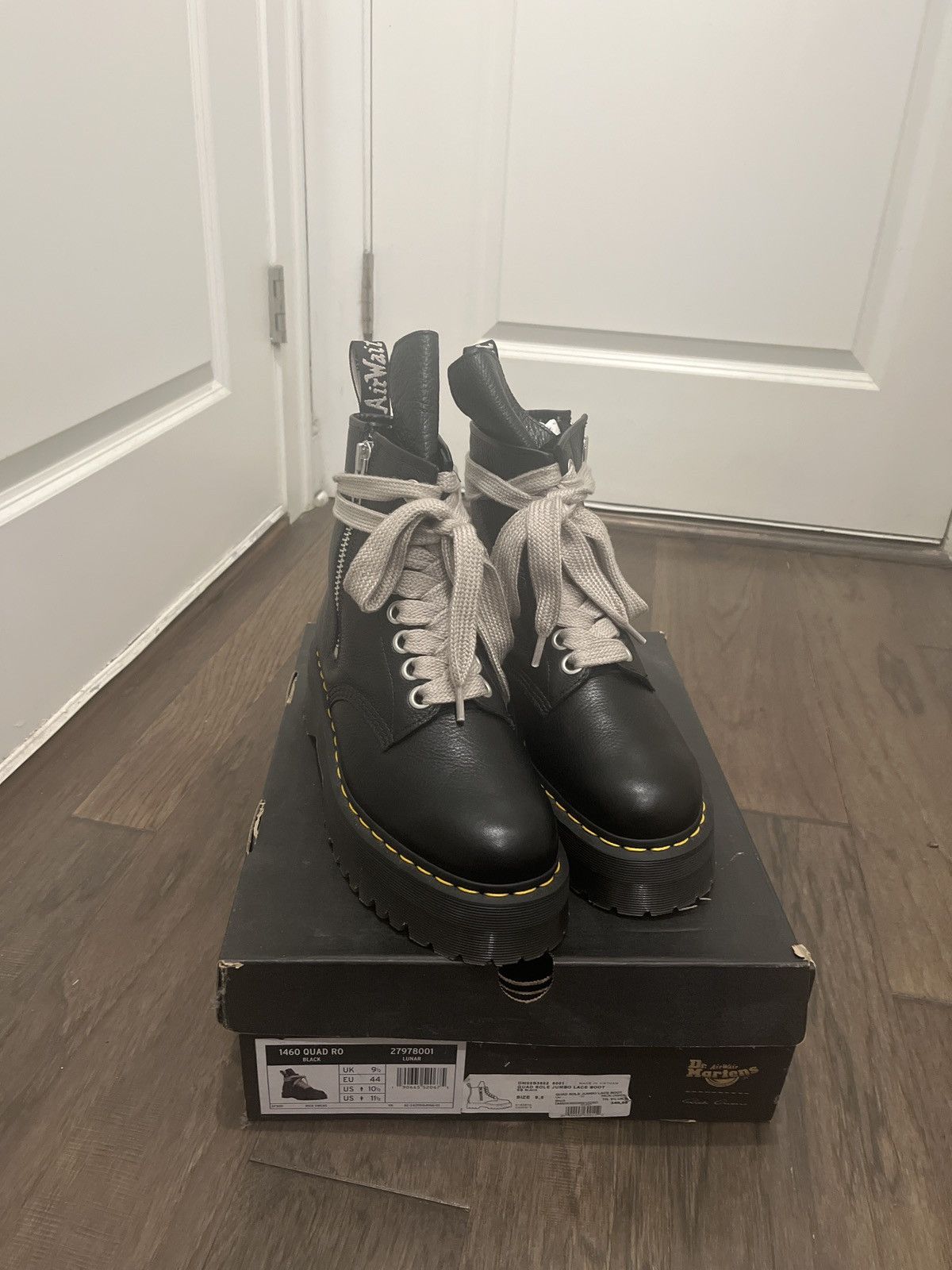 Rick Owen x Dr Marten 1460 Quad