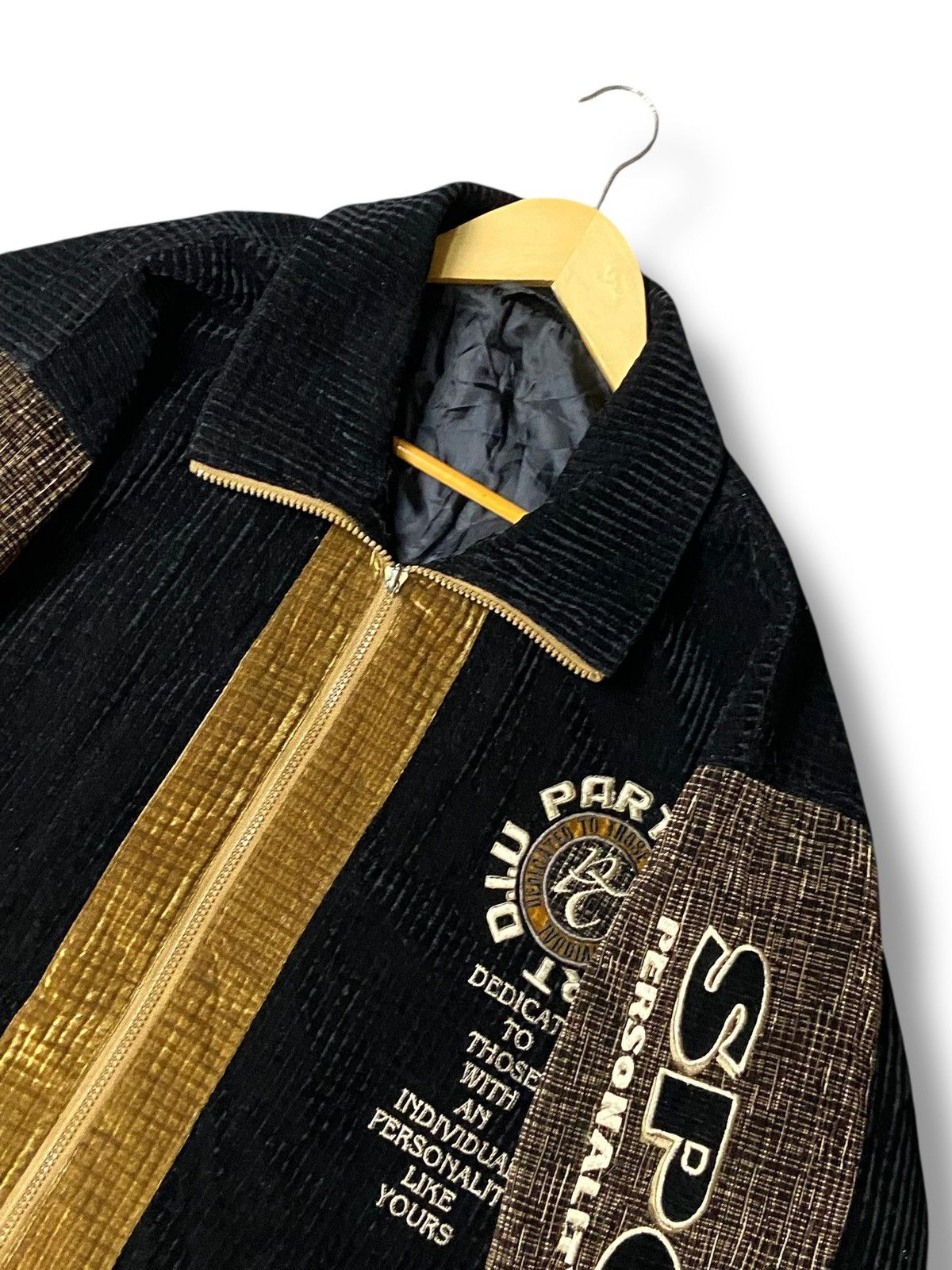 Japanese Brand × Vintage Vintage 90’s PARTO SPORT Velvet Jacket (124) Size US L / EU 52-54 / 3 - 4 Thumbnail