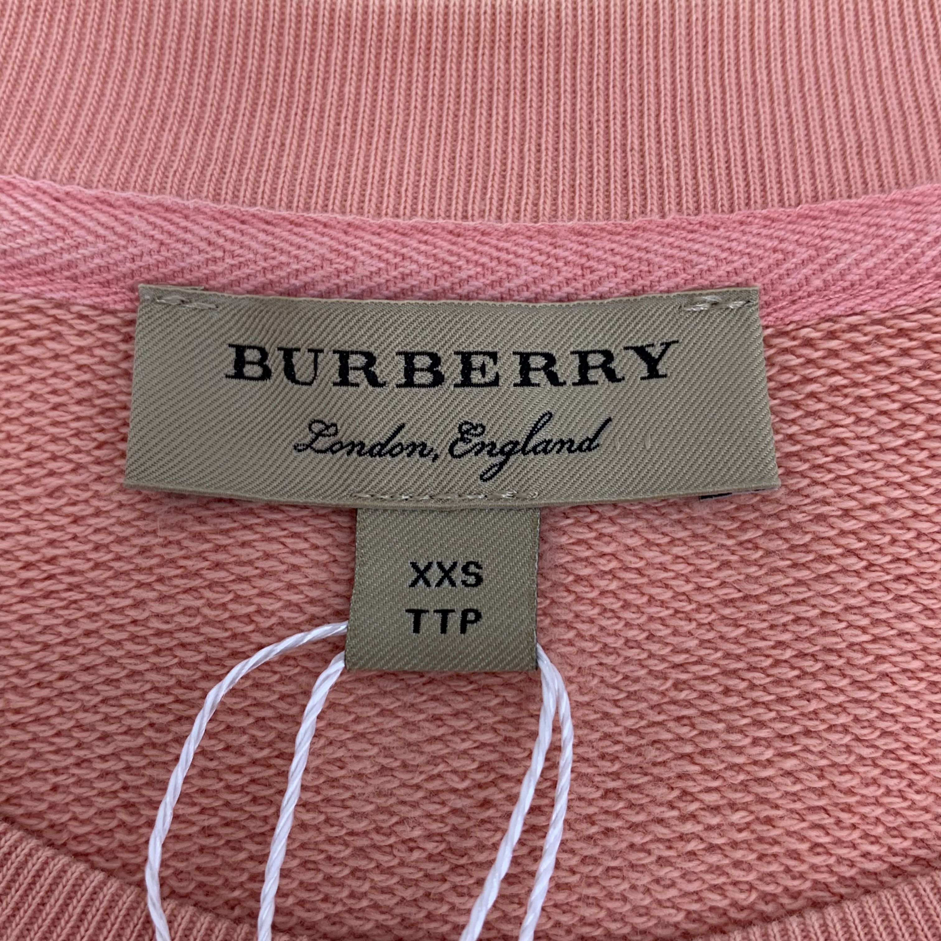 Burberry Burberry Sweatshirt Cotton Orange (Size XXS) Size XXS / US 00 / IT 34 - 2 Thumbnail