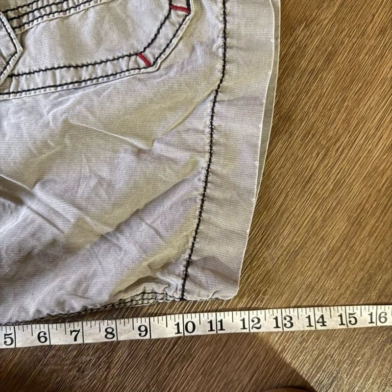Rock Revival Y2K Rock Revival Grey Cargo Shorts Size US 36 / EU 52 - 5 Thumbnail