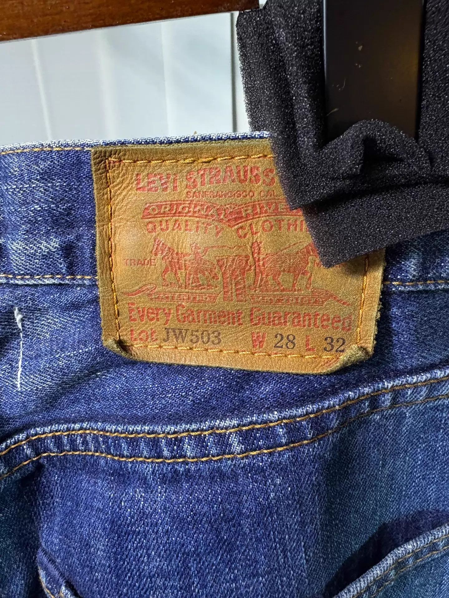 Junya Watanabe Junya Watanabe Man 01SS Levis Poetry Print Jeans Size US 28 / EU 44 - 3 Thumbnail