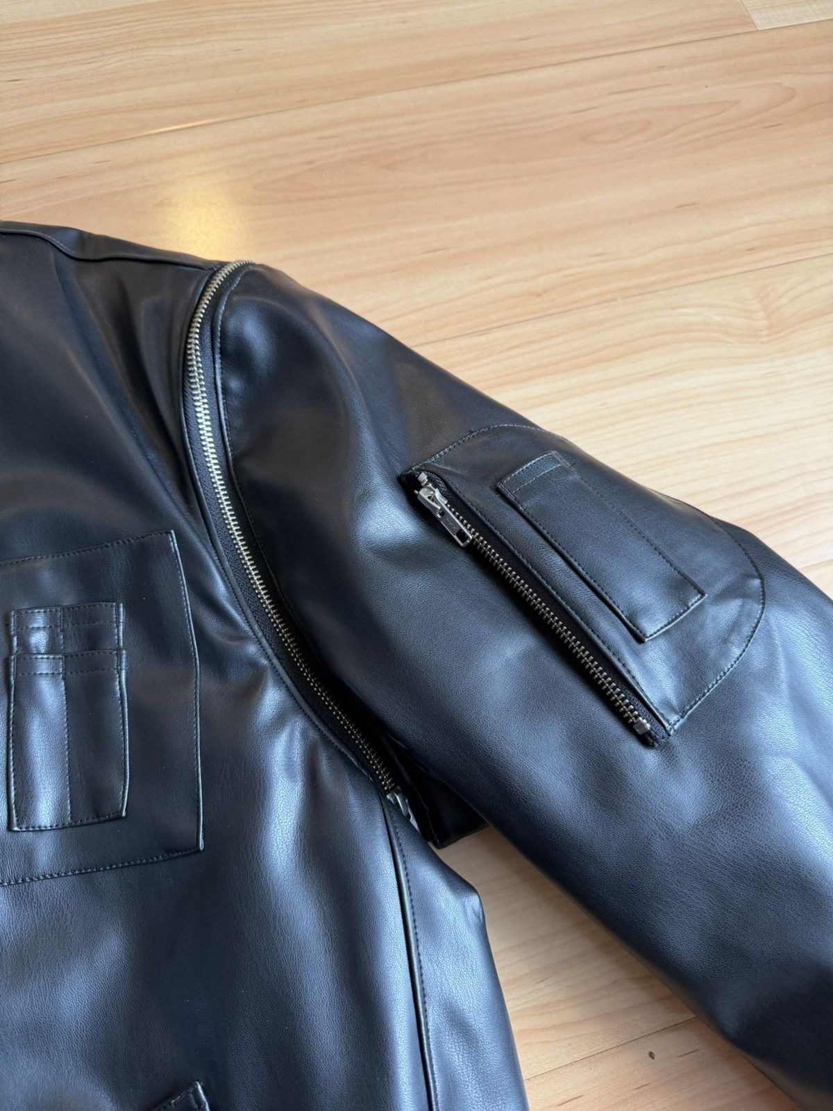 Nepenthes Nepenthes AÏE FAZ Jacket Black Synthetic Leather Size US M / EU 48-50 / 2 - 5 Thumbnail