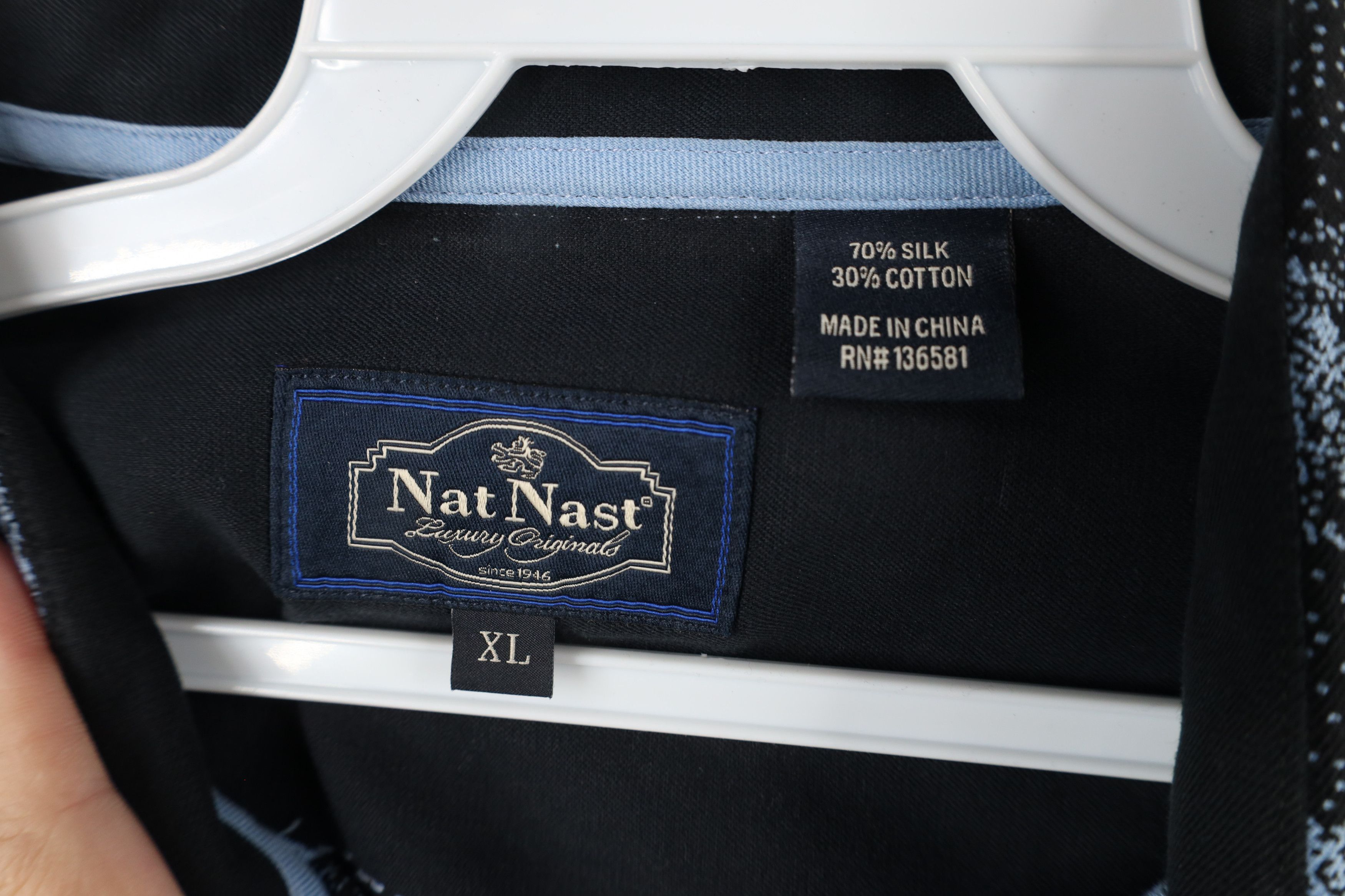 Nat Nast × Vintage Nat Nast Luxury Originals Palm Leaf Collared Button Shirt Size US XL / EU 56 / 4 - 9 Thumbnail