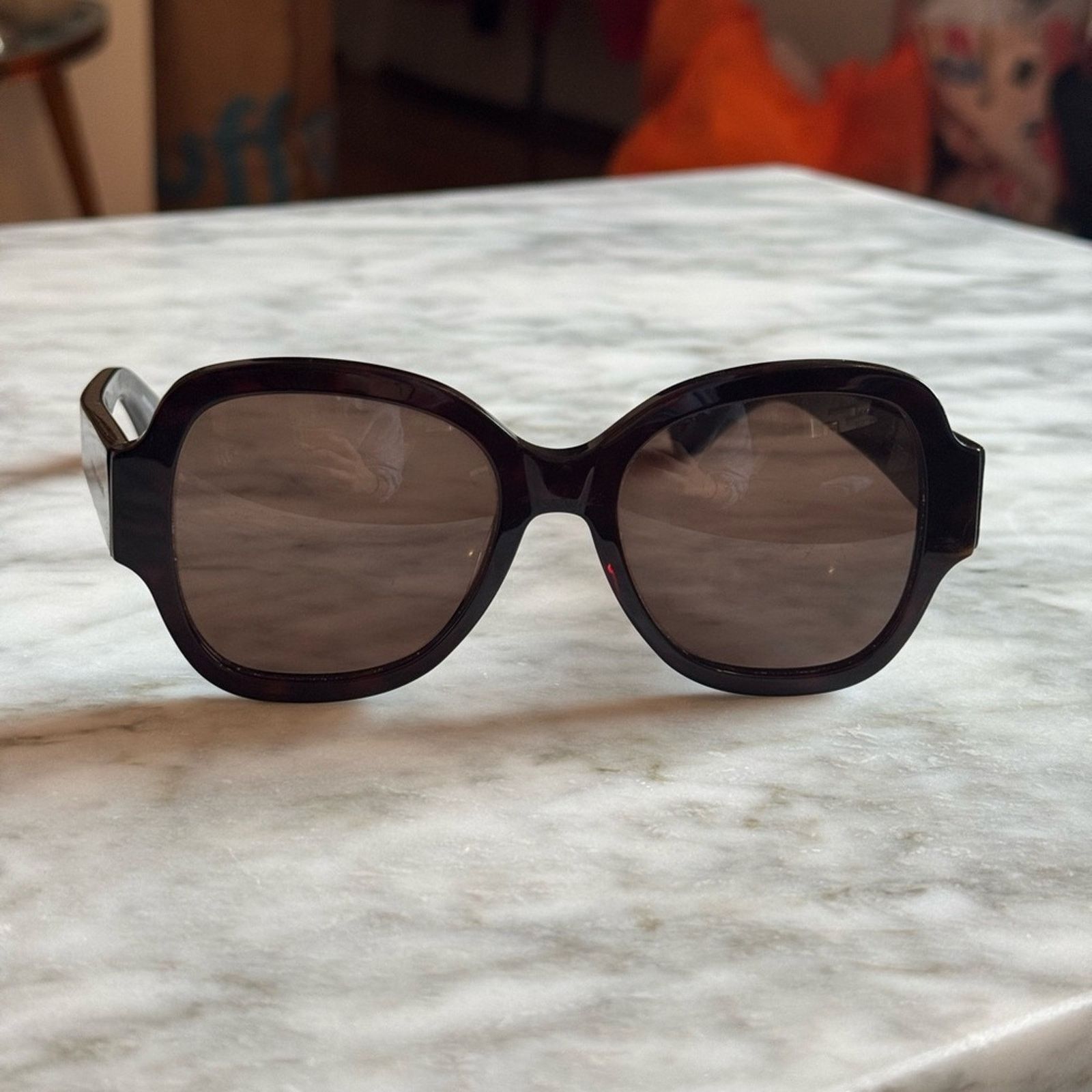 Saint Laurent Paris Saint Laurent Women’s Round Oversized Sunglasses Size ONE SIZE - 1 Thumbnail