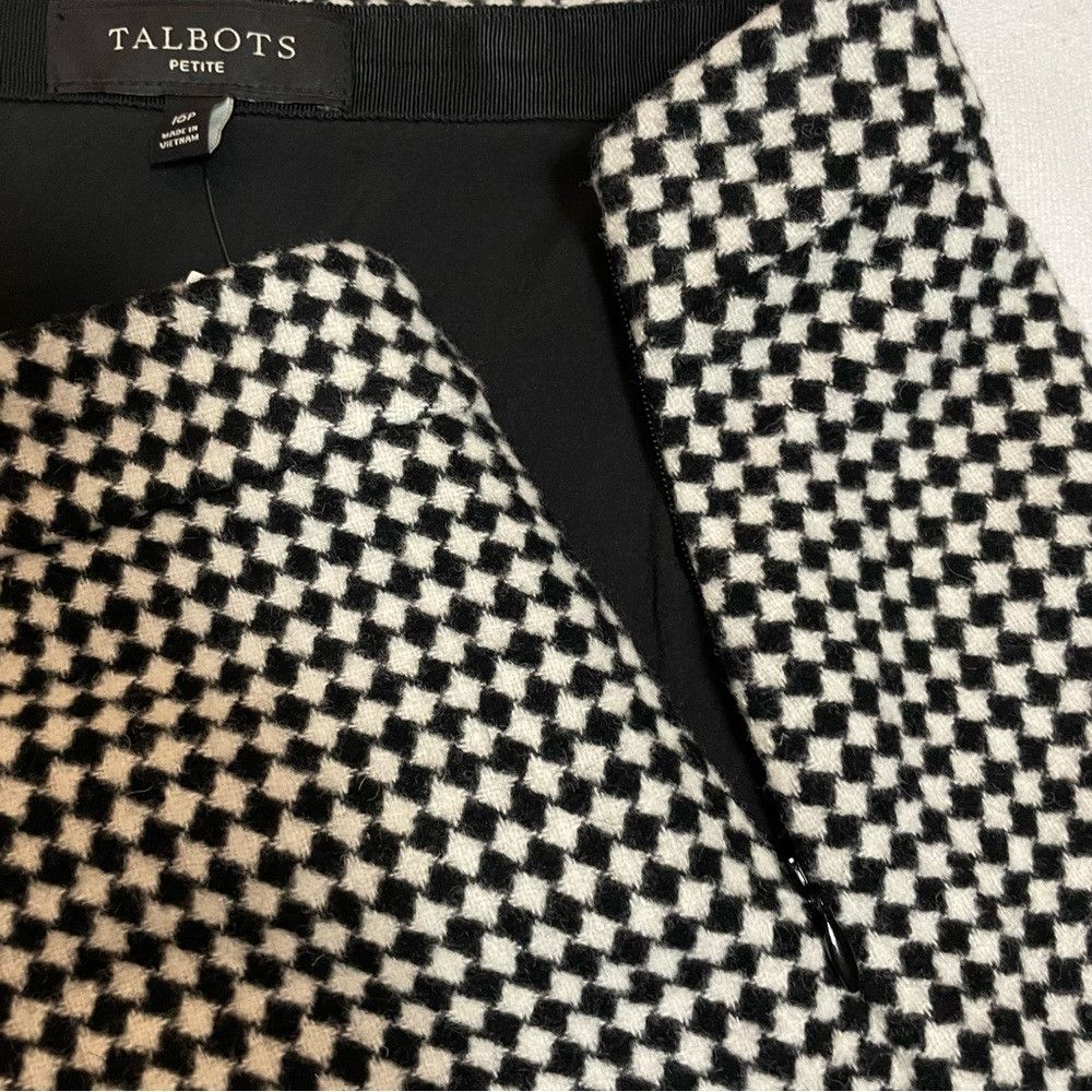 Talbots NWT New Talbots Diamond Print A-Line Wool Blend Skirt Size Size 38" / US 16 / IT 52 - 6 Thumbnail