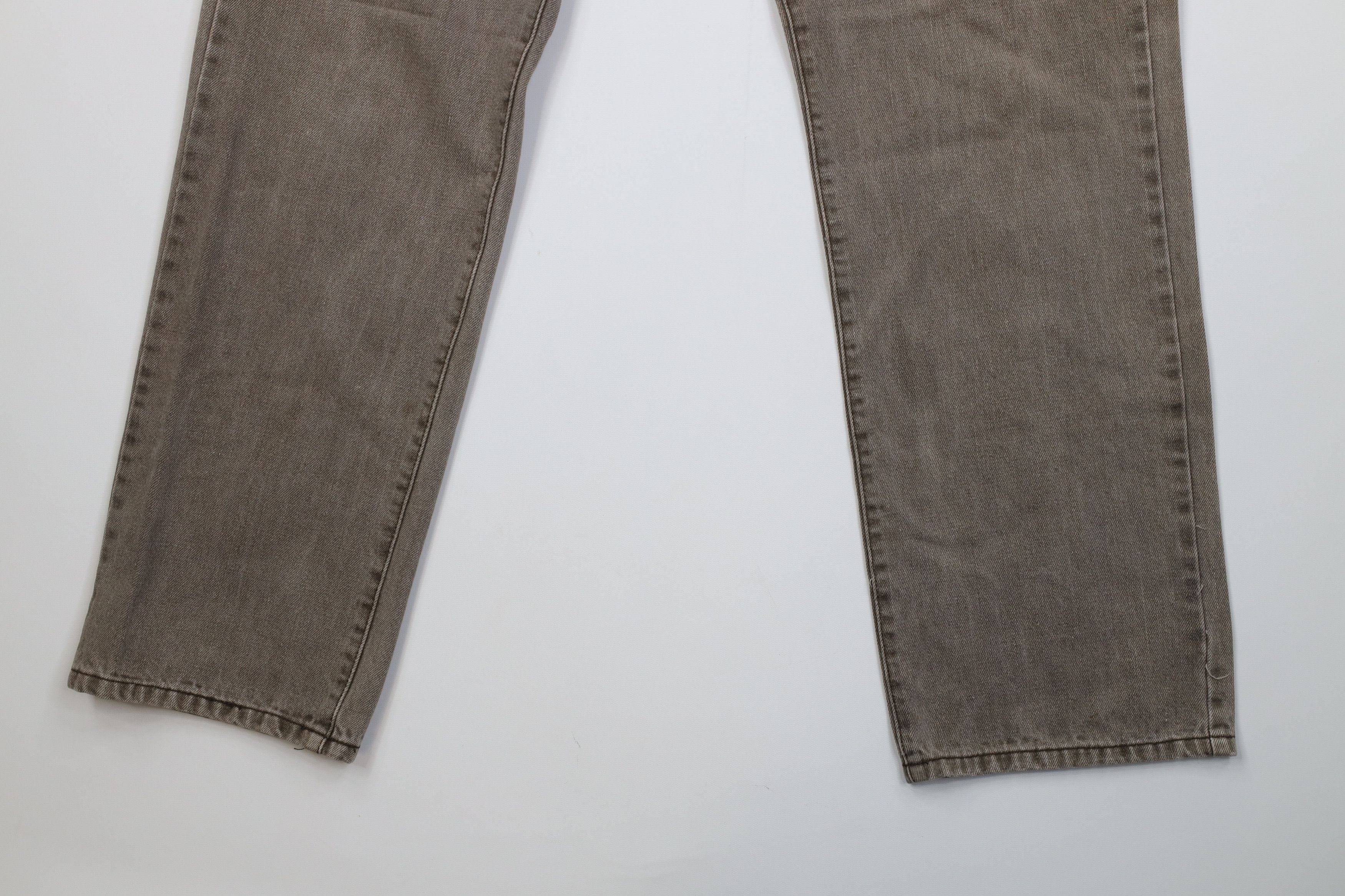 Vintage Vintage 90s Y2K Streetwear Baggy Wide Leg Denim Jeans Brown Size US 34 / EU 50 - 4 Thumbnail