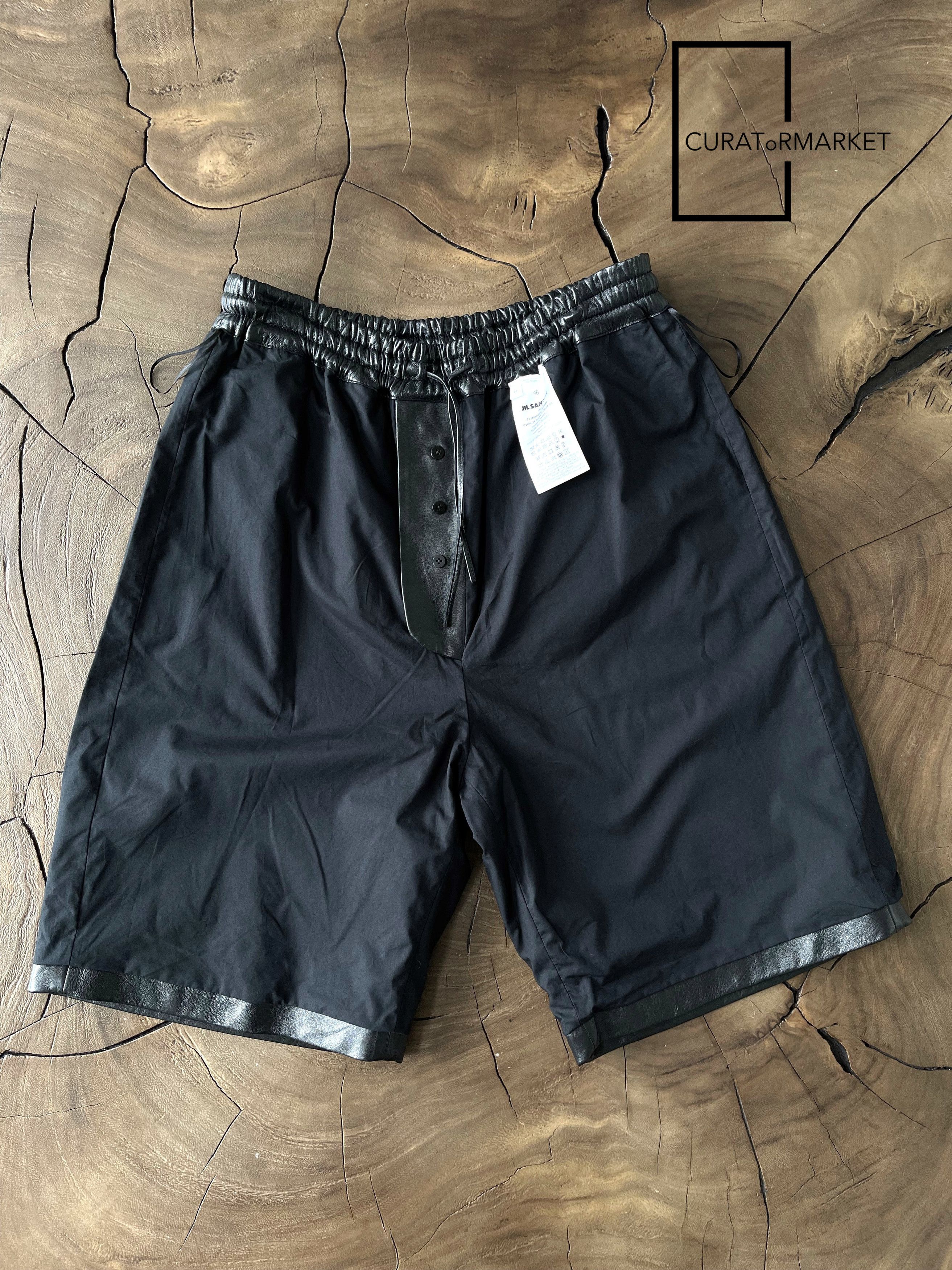 Jil Sander EU46 $4000 Butter Soft Ovine Lamb Leather Runway Shorts SS24 Size US 30 / EU 46 - 5 Thumbnail