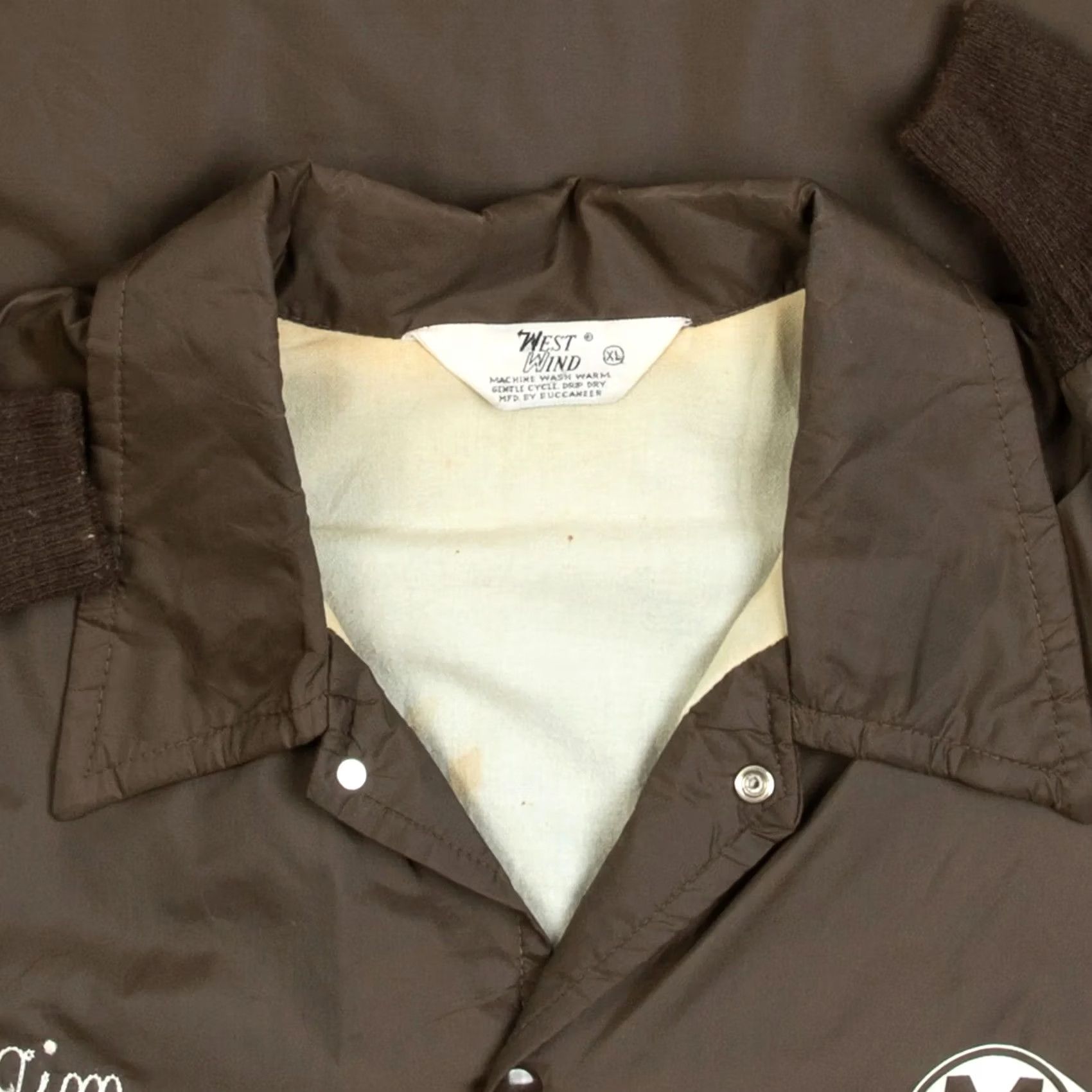 Coach VINTAGE West Wind Men's 1980s Nylon Coach Jacket Brown X-Large Size US XL / EU 56 / 4 - 5 Thumbnail