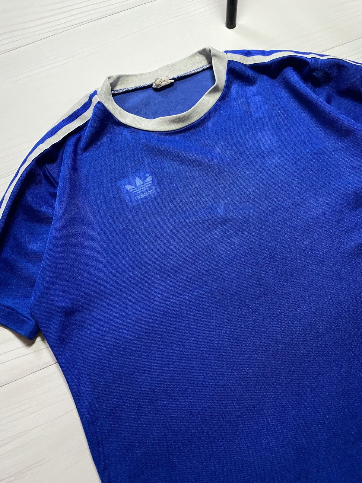 Adidas Vintage 80’s Retro Adidas Made West Germany soccer jersey Size US M / EU 48-50 / 2 - 7 Thumbnail