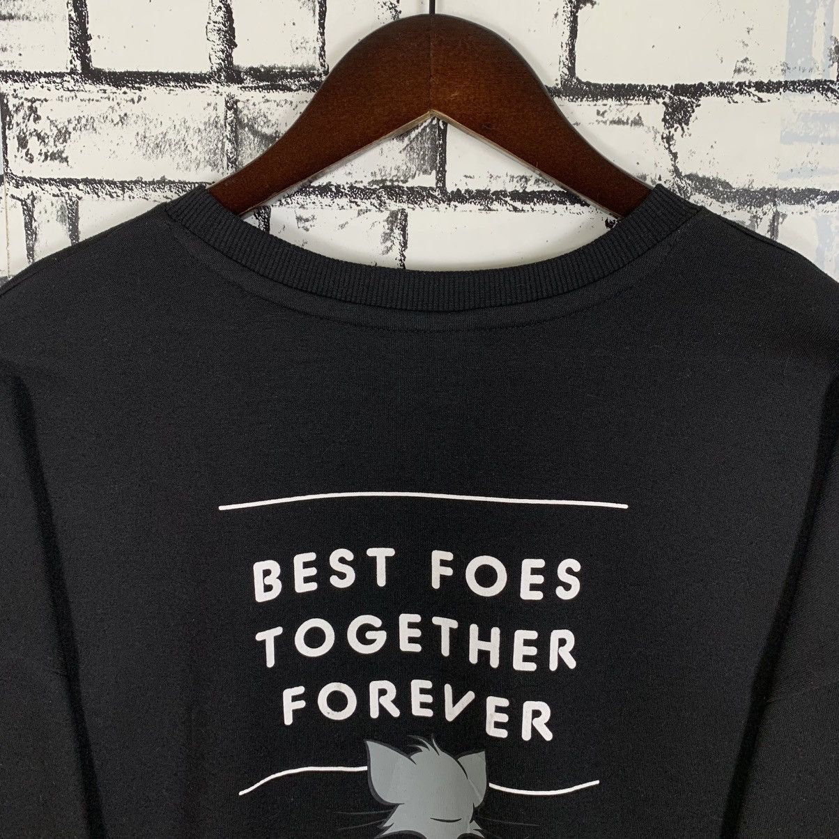 Designer × Japanese Brand × Vintage Vintage Tom and Jerry Best Foes Together Forever Sweatshirt Size US XL / EU 56 / 4 - 5 Thumbnail