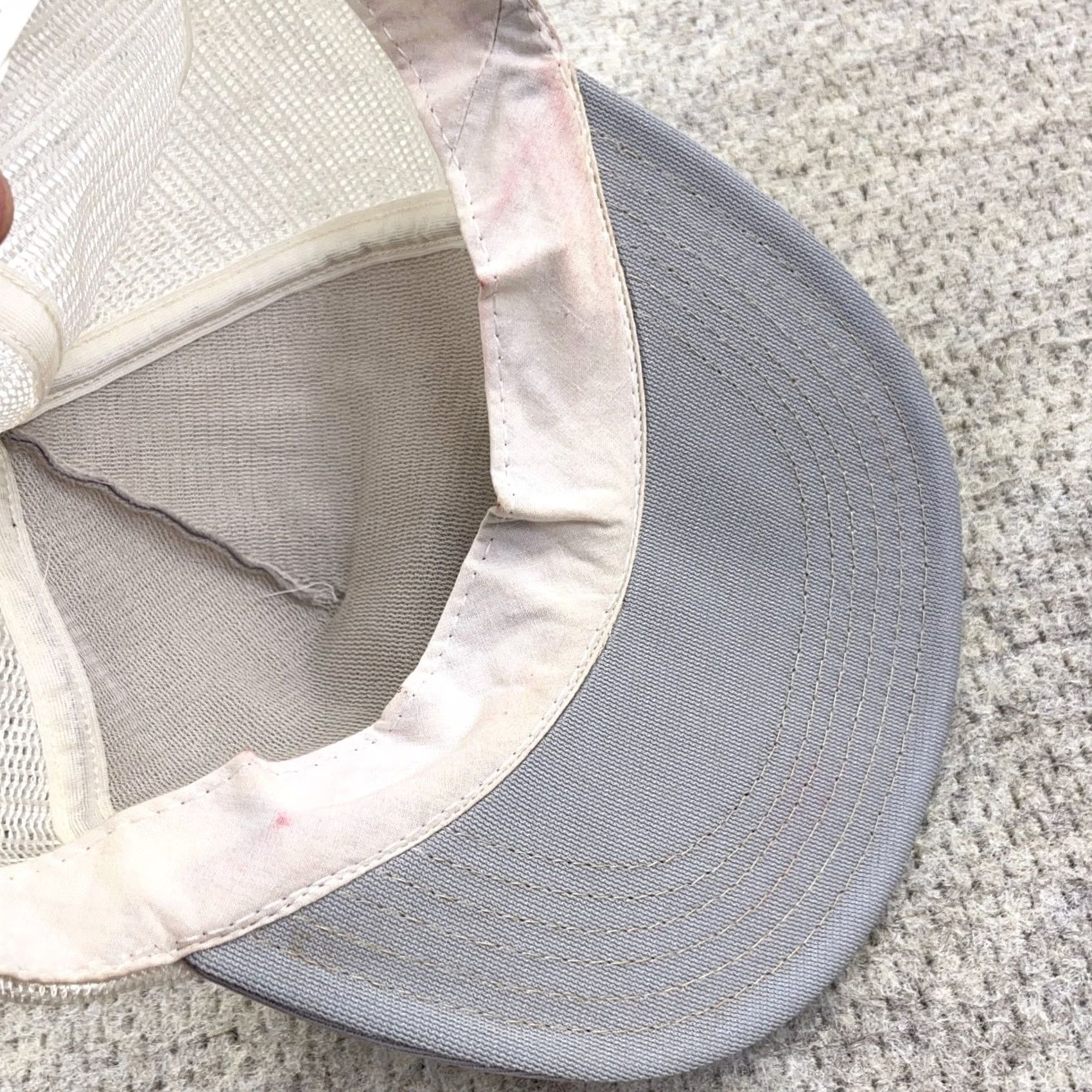 Vintage VINTAGE Election Trucker Hat Cap Made In USA Republican 80s Elephant Convention Hat Adjustable Gray Men Size ONE SIZE - 5 Thumbnail