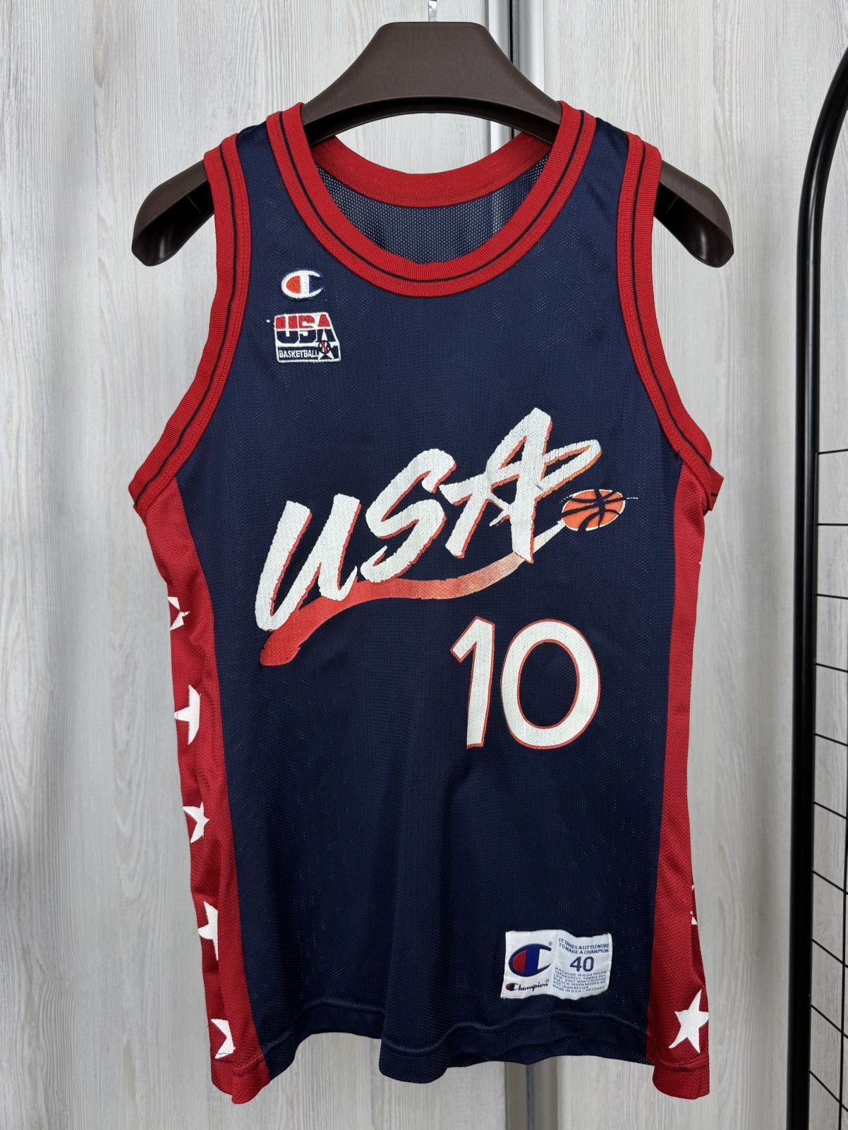 Champion Team USA 1996 Reggie Miller Champion NBA jersey size 40 Size US S / EU 44-46 / 1 - 2 Thumbnail