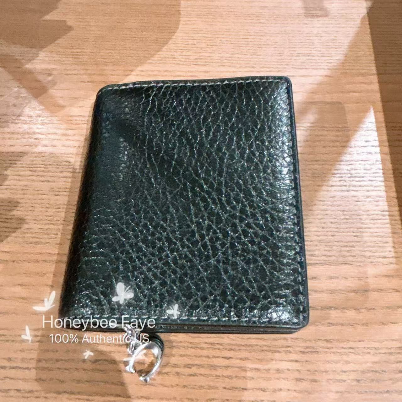 Coach Snap Wallet Silver/Black CBO77 Size ONE SIZE - 5 Thumbnail