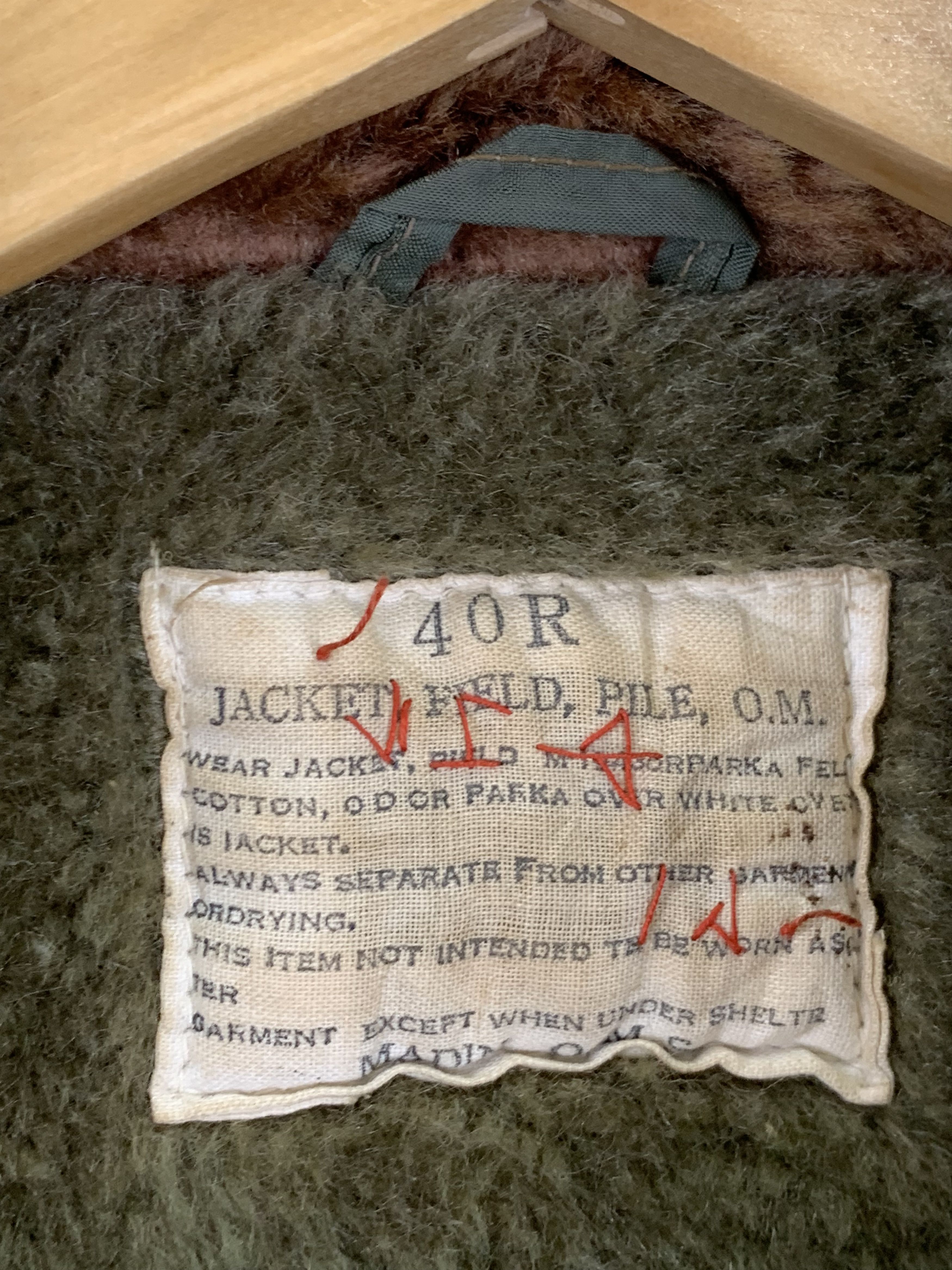 Vintage Vintage 80s Military Parka Sherpa Jacket J0843 Size US M / EU 48-50 / 2 - 8 Thumbnail