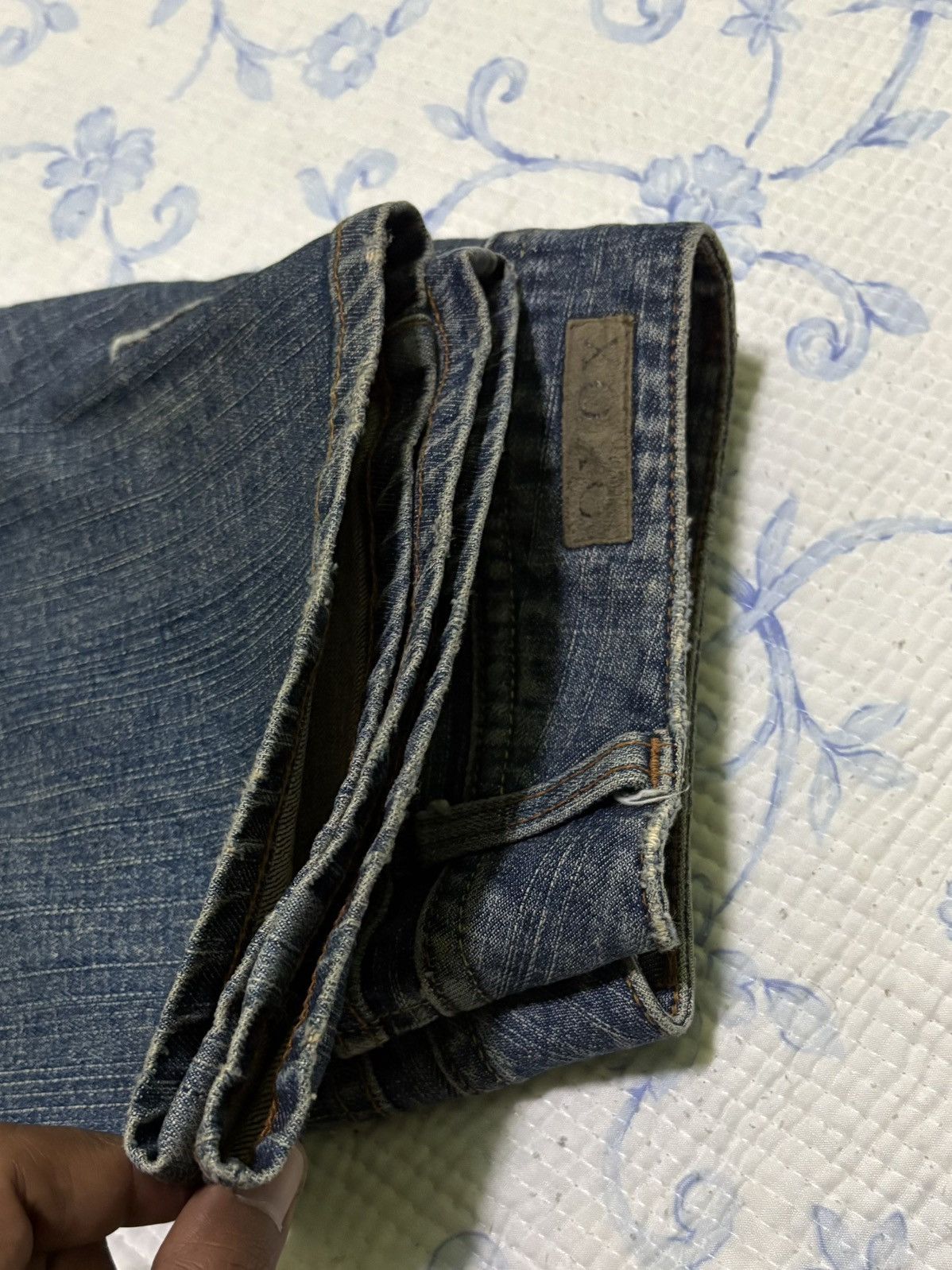 XOXO XOXO Streetwear Jeans Low Flared Denim Size US 31 - 15 Thumbnail