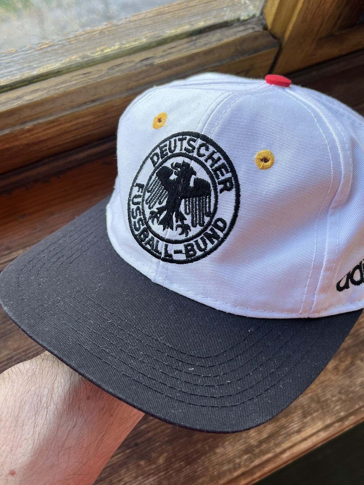 Adidas Vintage Y2K 90s Deutscher Fussball Bund Home Adidas Cap Size ONE SIZE - 3 Thumbnail