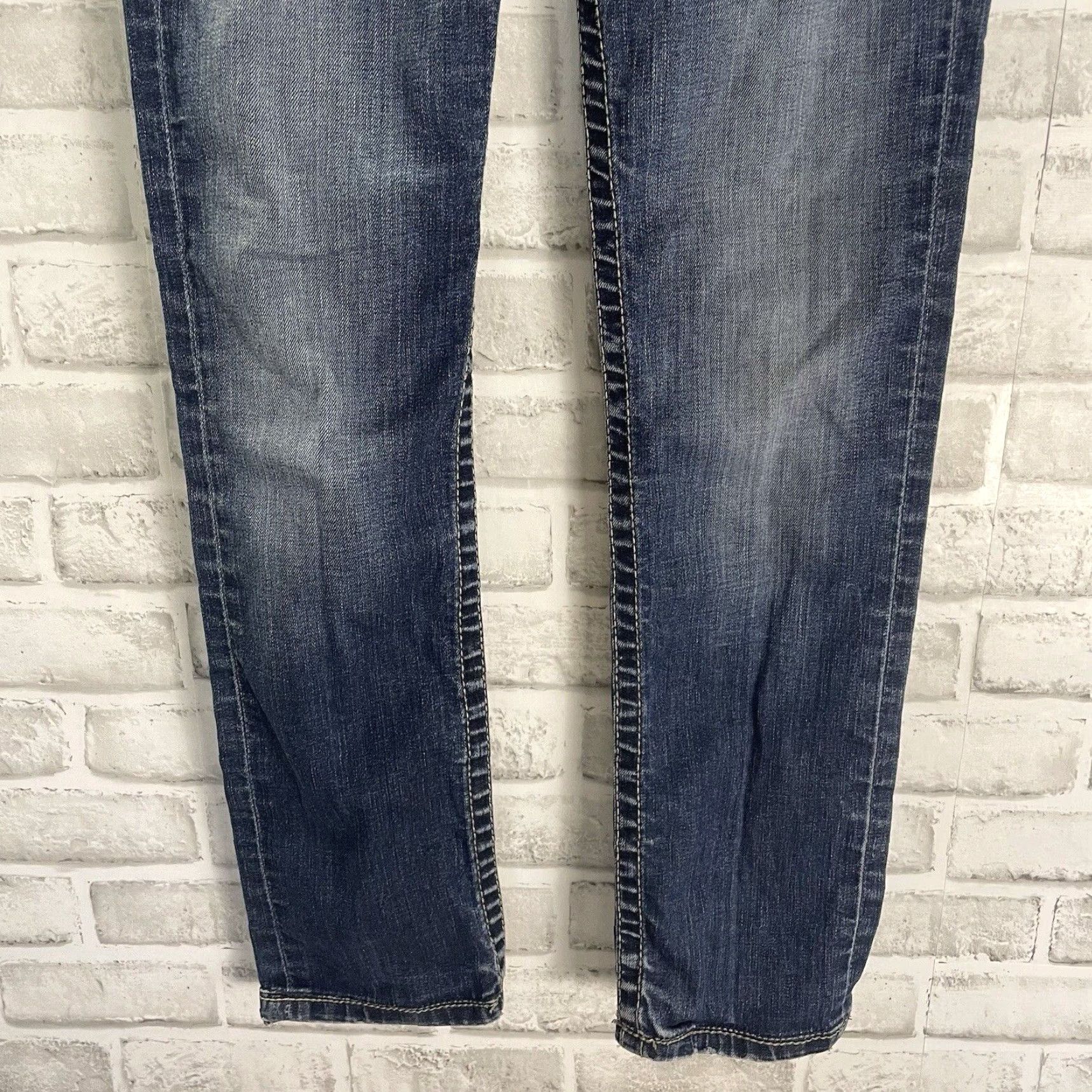 BKE BKE Blue Straight Leg Jeans Womens 27x31.5 Size 27" / US 4 / IT 40 - 3 Thumbnail