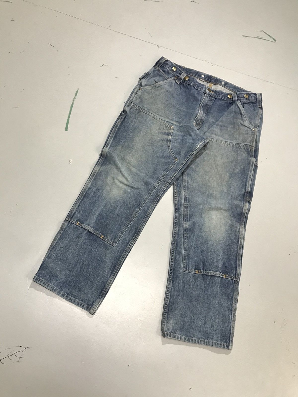 Carhartt Vintage carhartt double knee workwear Size US 34 / EU 50 - 3 Thumbnail