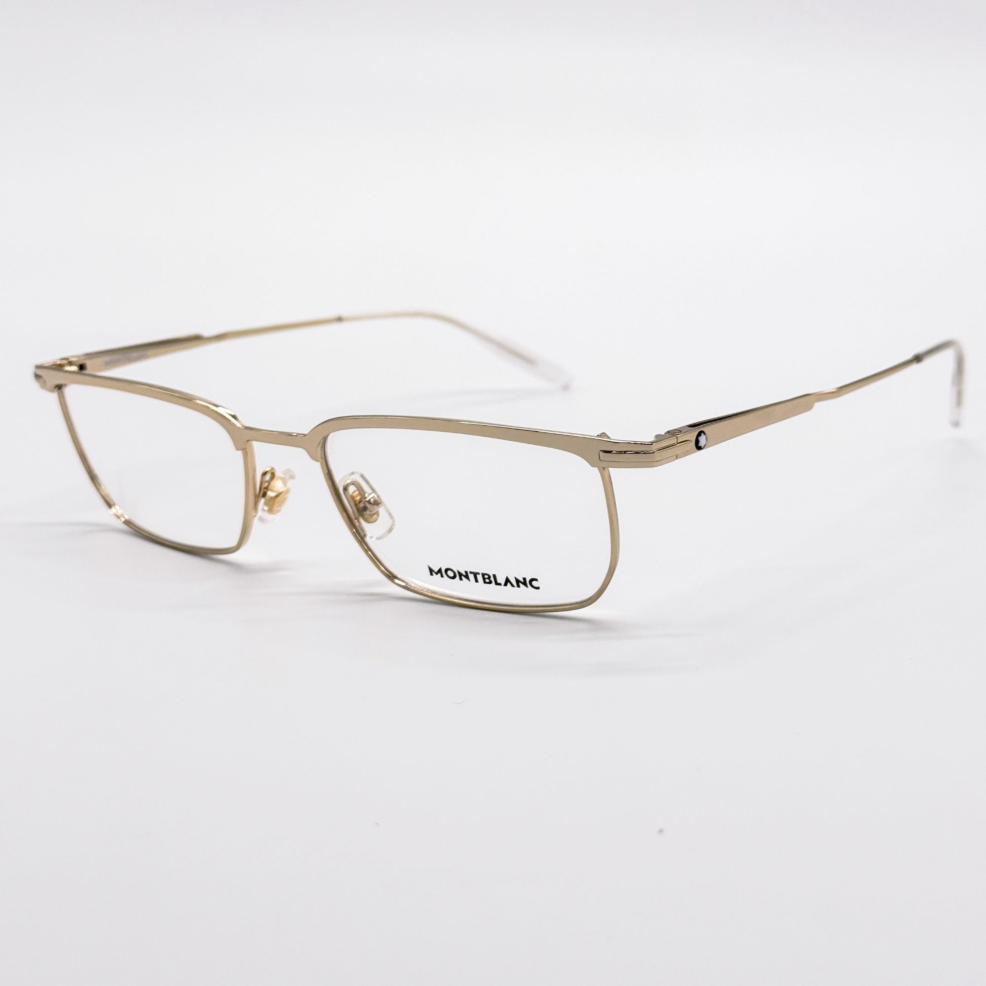 Montblanc NEW MONTBLANC EYEGLASSES MB0219O 002 GOLD MEN EYEWEAR Size ONE SIZE - 2 Thumbnail