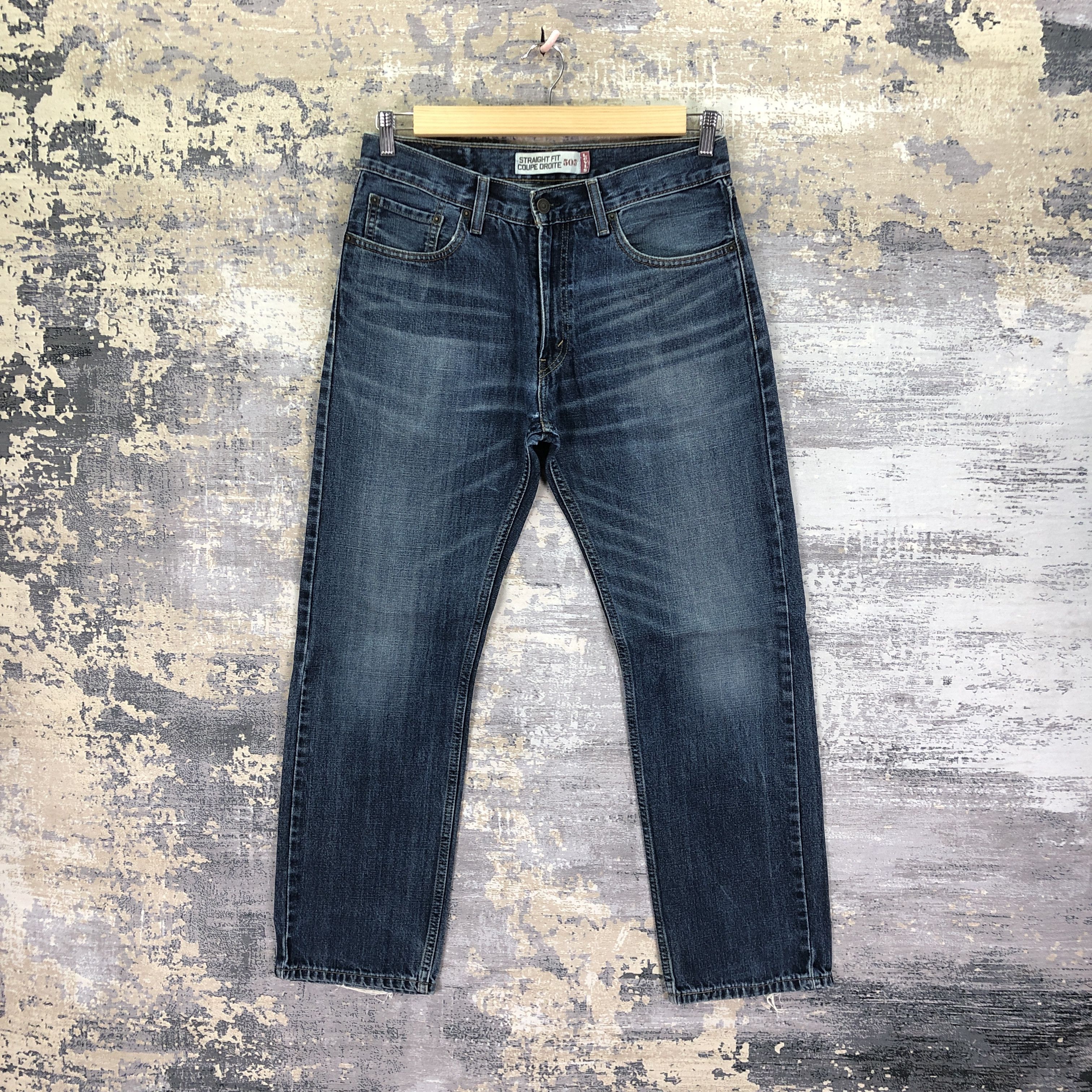 Levi's Vintage Levis Faded Jeans Dark Blue Levi's 505 Denim Pants Size US 30 / EU 46 - 1 Thumbnail