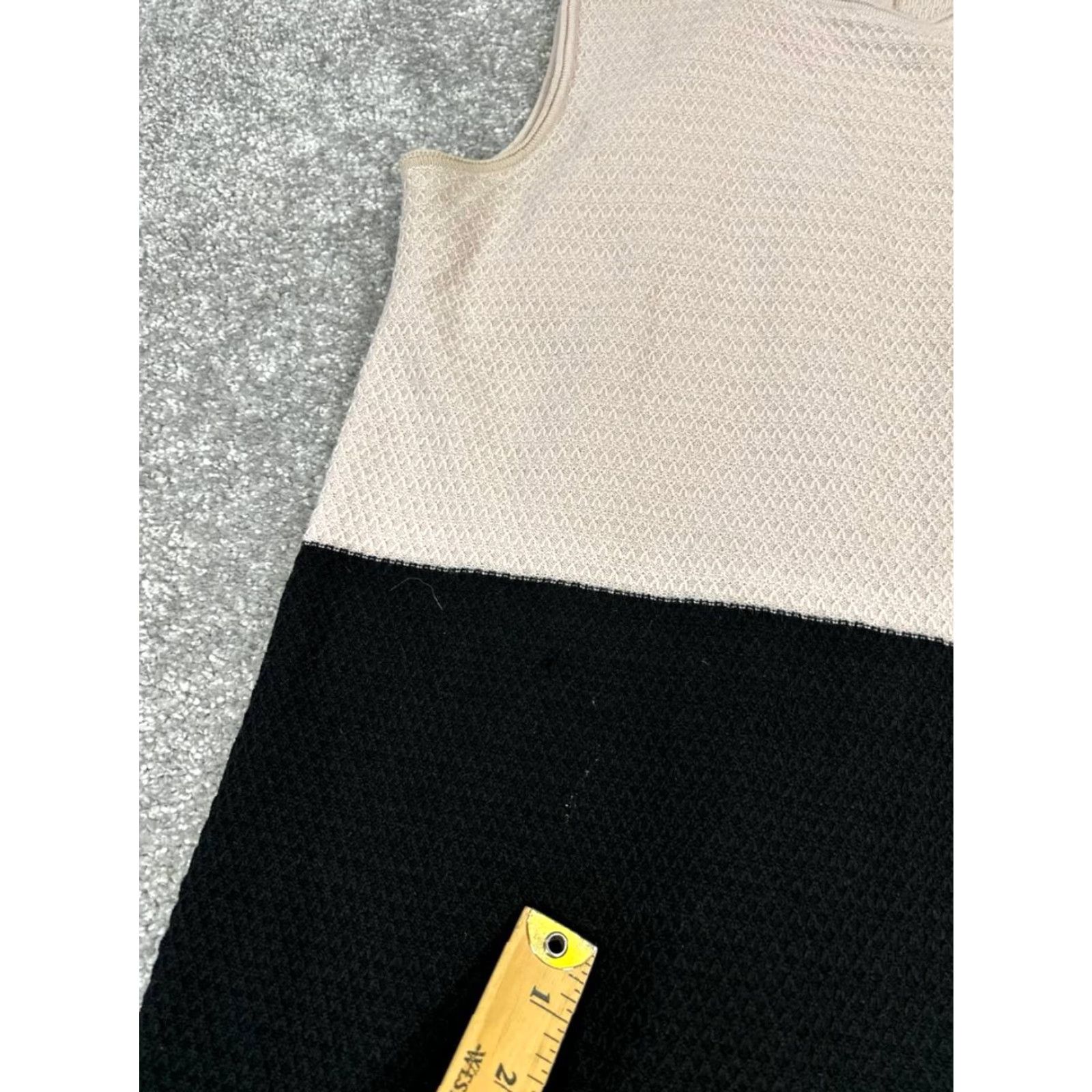 Salvatore Ferragamo Salvatore Ferragamo Dress Womens M Black Pink Bodycon Knee Length Sleeveless Round Neck Zip Vintage No Size M / US 6-8 / IT 42-44 - 5 Thumbnail