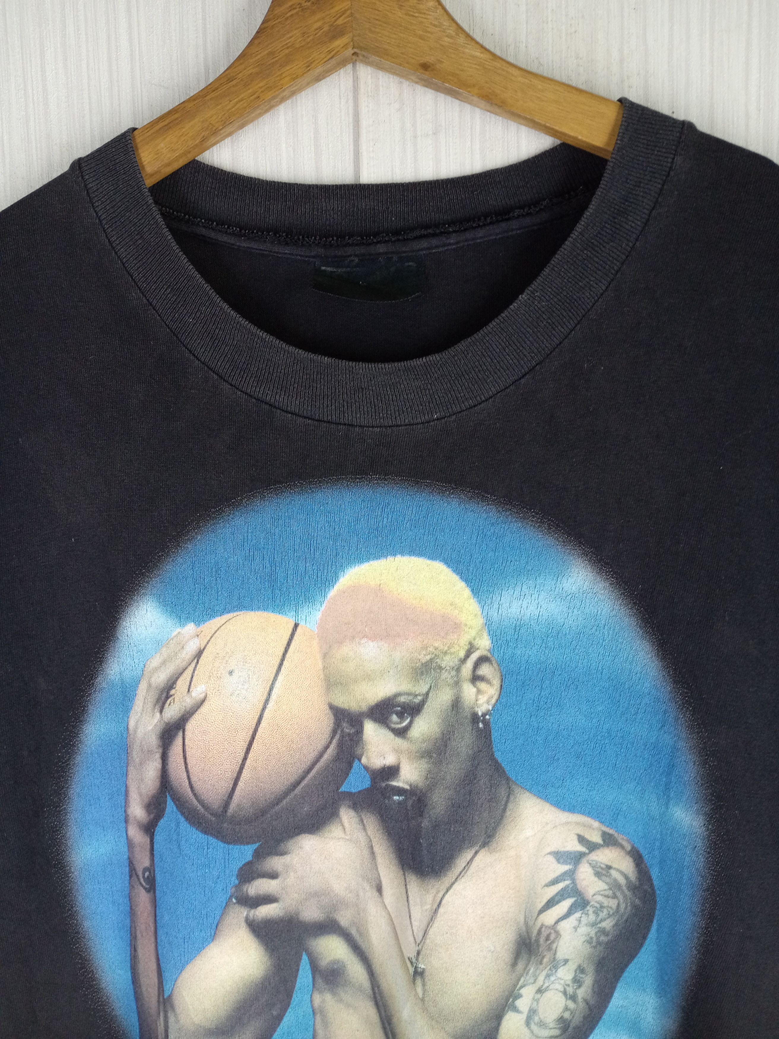 NBA × Vintage Vintage 90s Dennis Rodman Bad As I Wanna Be Tee Size US M / EU 48-50 / 2 - 5 Thumbnail