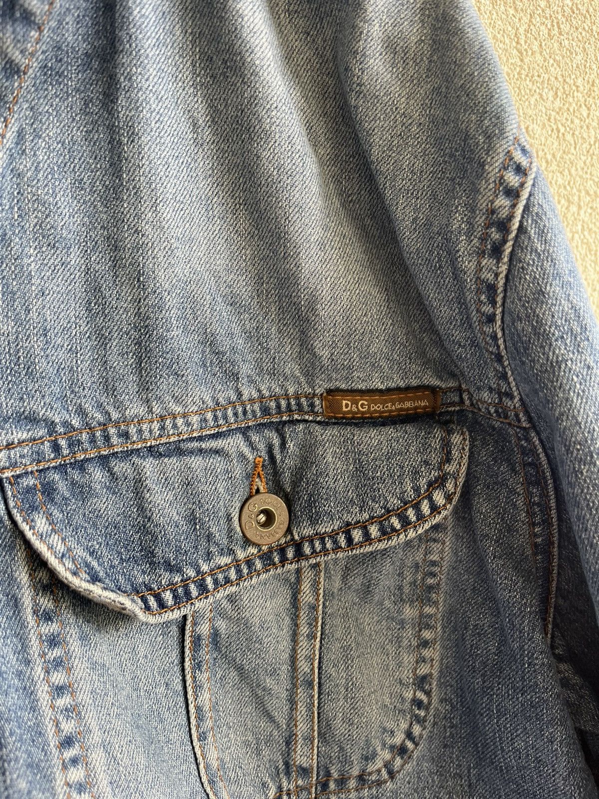 Dolce & Gabbana Dolce&Gabbana Distressed Denim Jacket Size US M / EU 48-50 / 2 - 7 Thumbnail