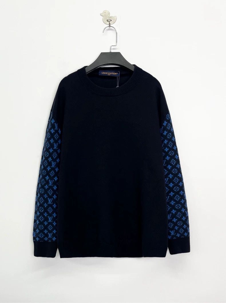 Louis Vuitton Louis Vuitton SS23 Logo Wool Blend Sweater - dmc Size US XL / EU 56 / 4 - 1 Thumbnail