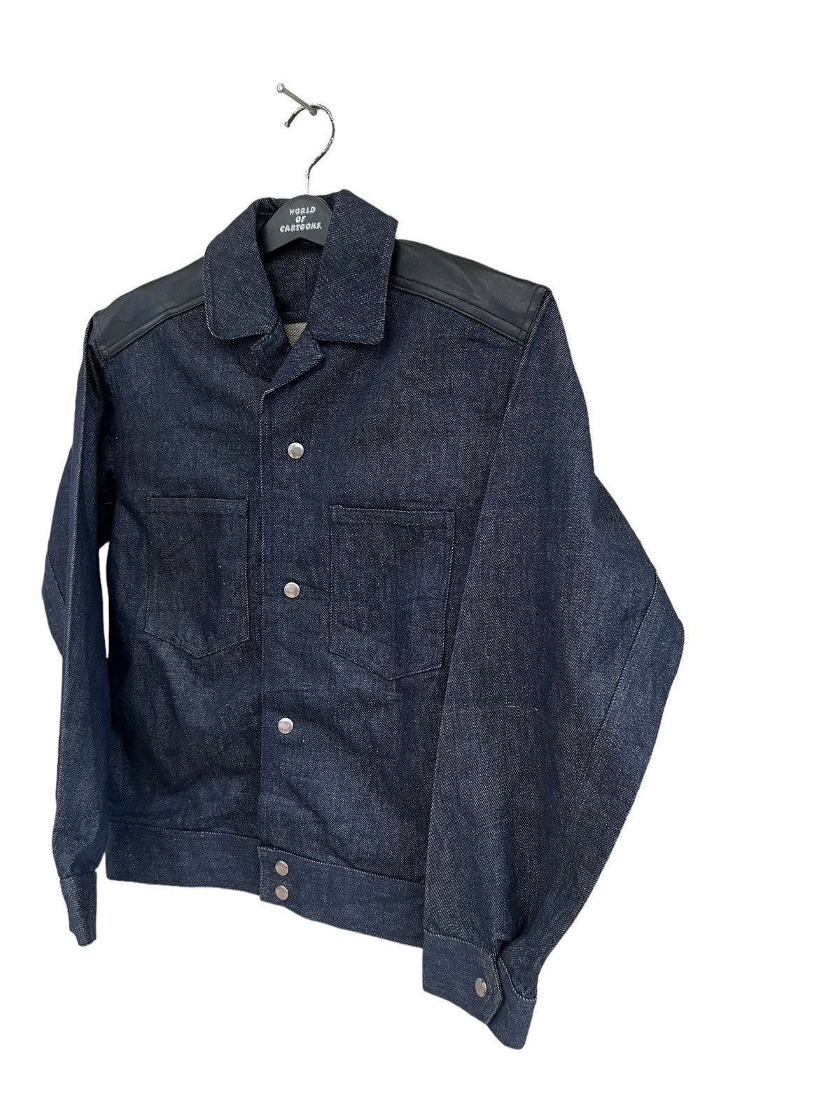 Vintage Vintage YOSHISEI Sports Wear "Colosseum" Hybrid Denim Jacket Size US M / EU 48-50 / 2 - 12 Thumbnail