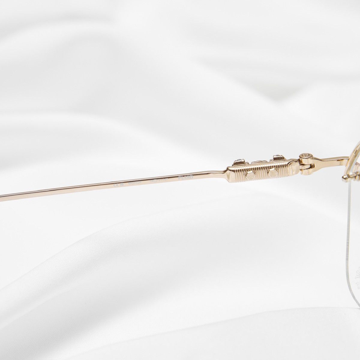 Chrome Hearts CHROME HEARTS FLUID MATTE GOLD PLATED/GOLD PLATED GLASSES Size ONE SIZE - 6 Thumbnail