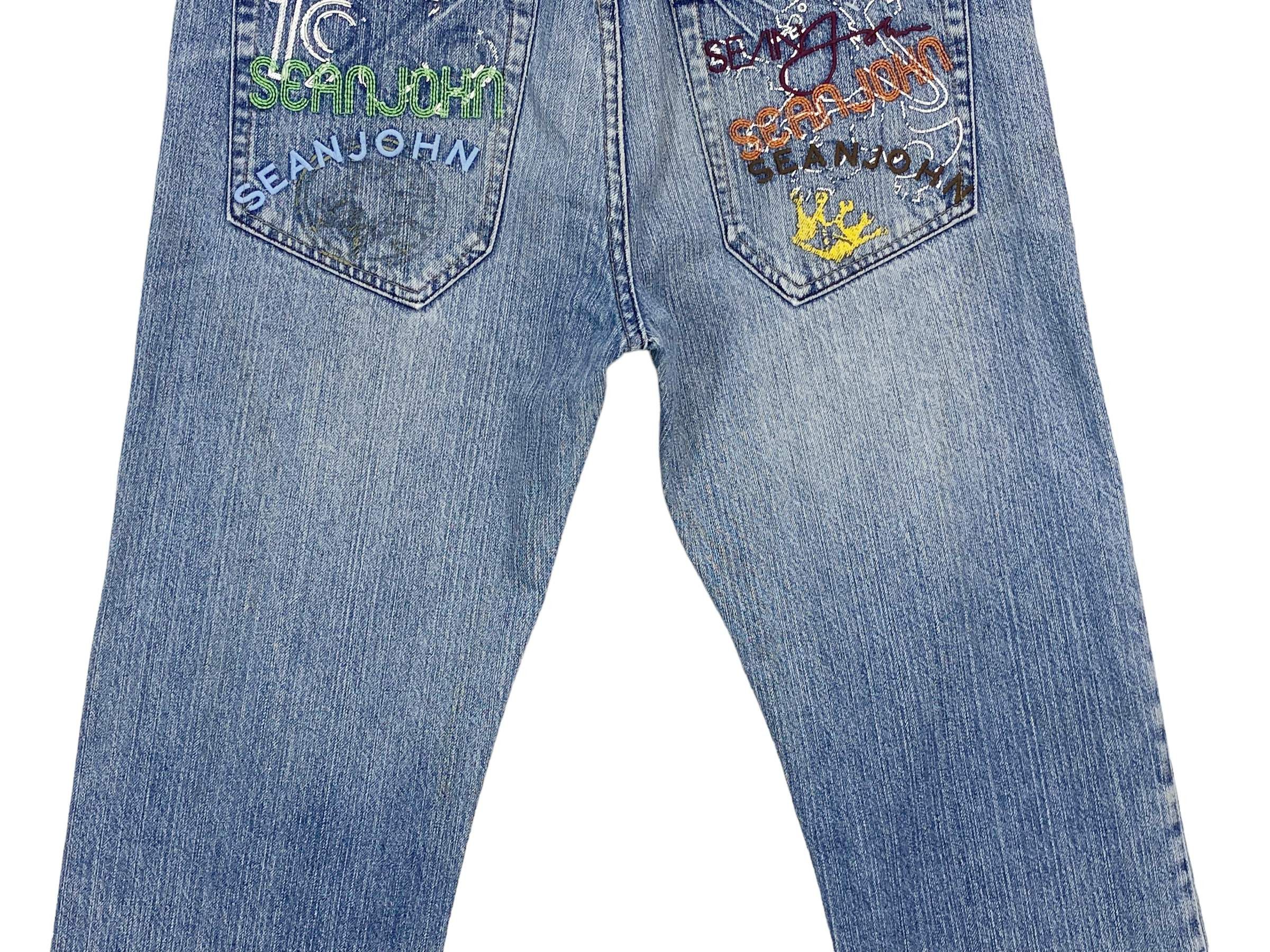 Sean John Sean John Jeans Hip Hop Skateboard Pants Baggy Jeans Size US 35 - 7 Thumbnail