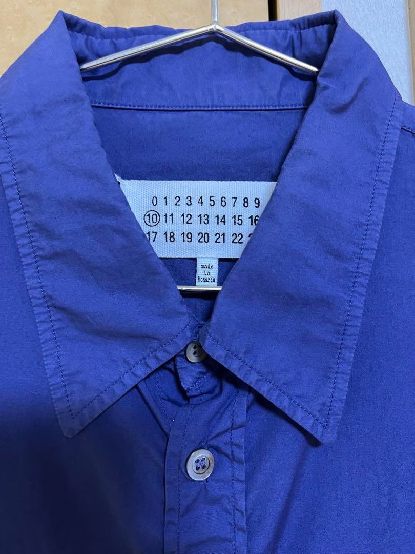 Maison Margiela o1tko10825 Shirt in Navy Size US XL / EU 56 / 4 - 3 Thumbnail