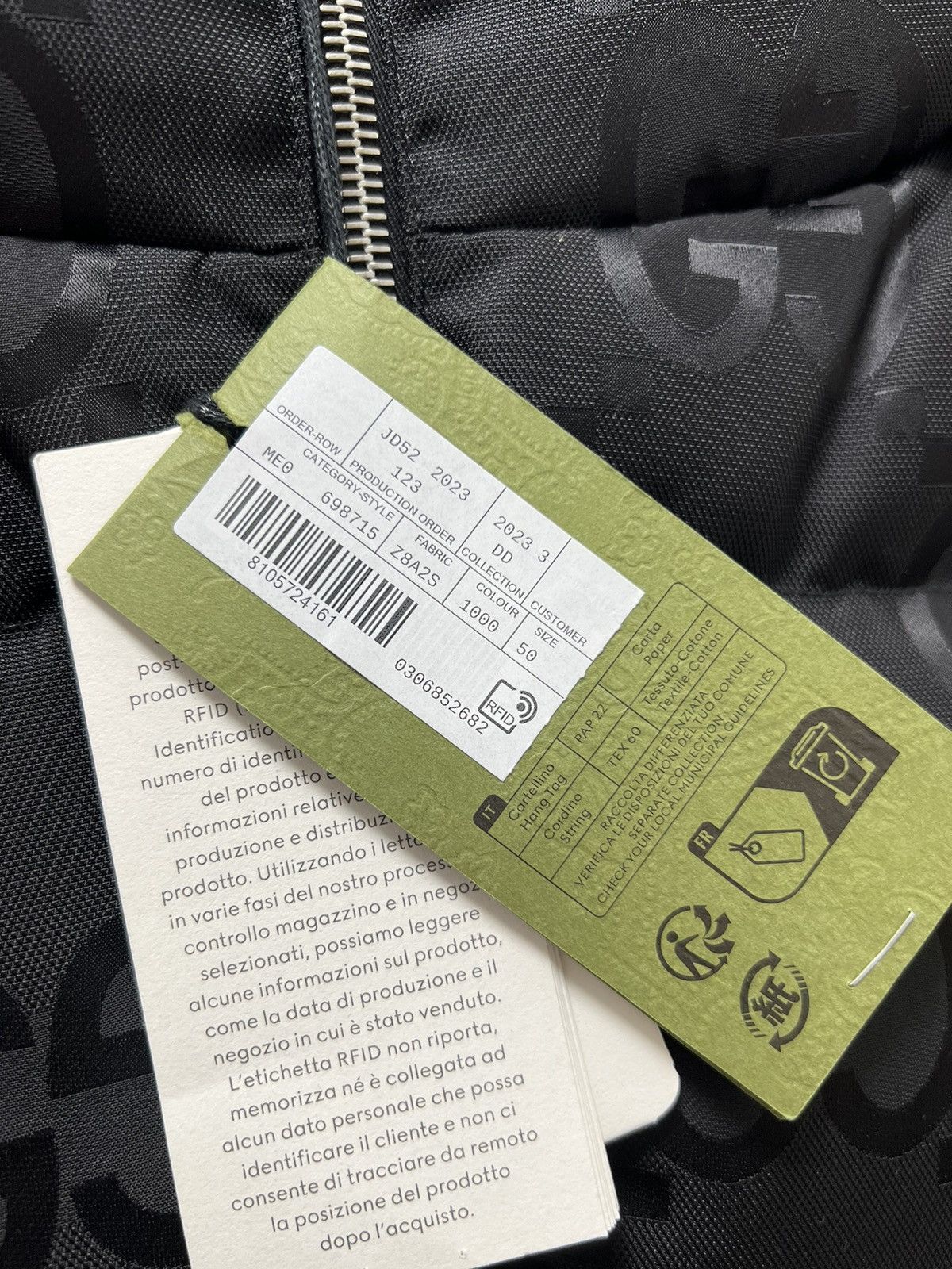 Gucci NYLON CANVAS GG JUMBO W/DOWN PUFFER VEST Size US M / EU 48-50 / 2 - 4 Thumbnail