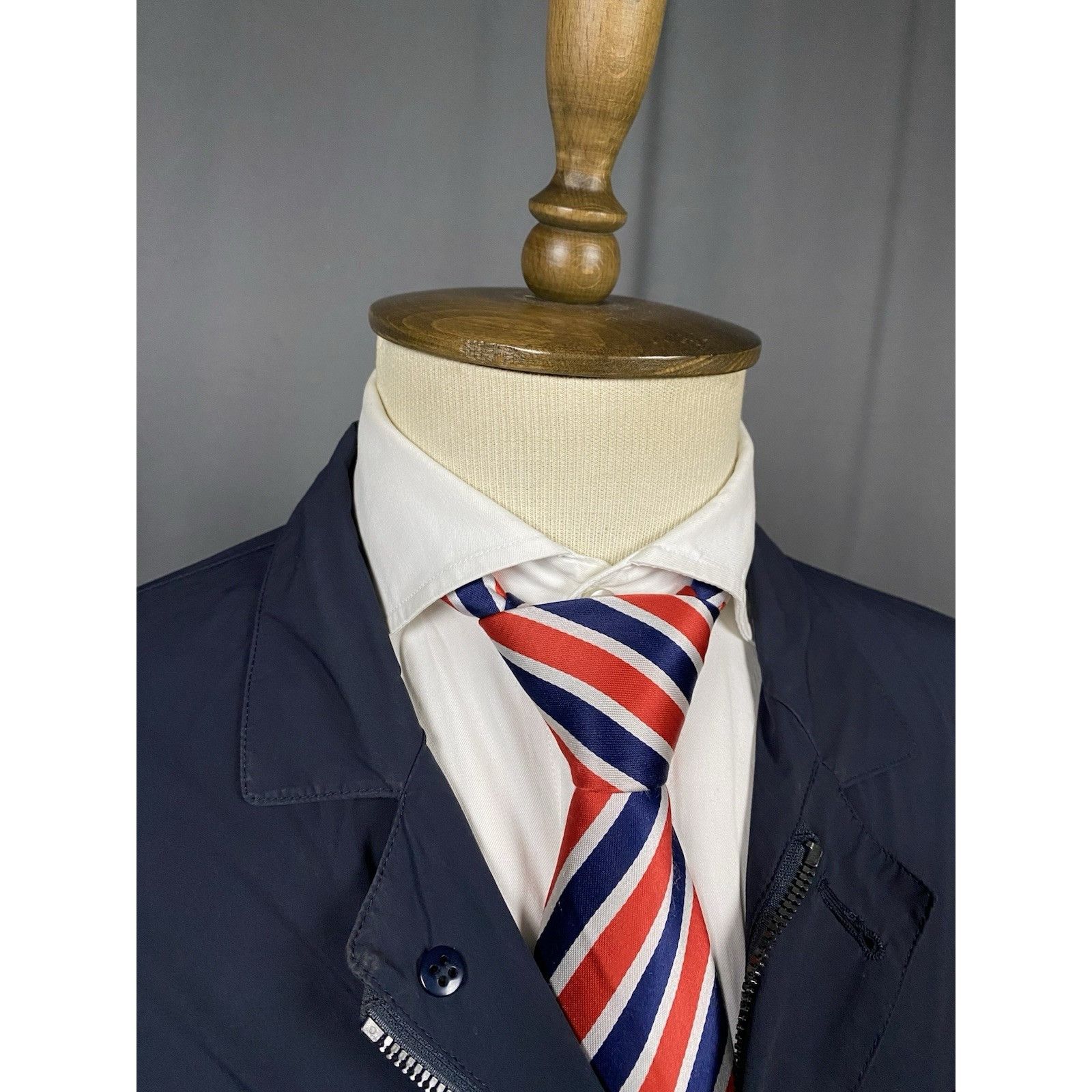 Gimo's MINT! Gimo's Men's Navy Blue Multipocket Utility Sportcoat J Size US L / EU 52-54 / 3 - 6 Thumbnail