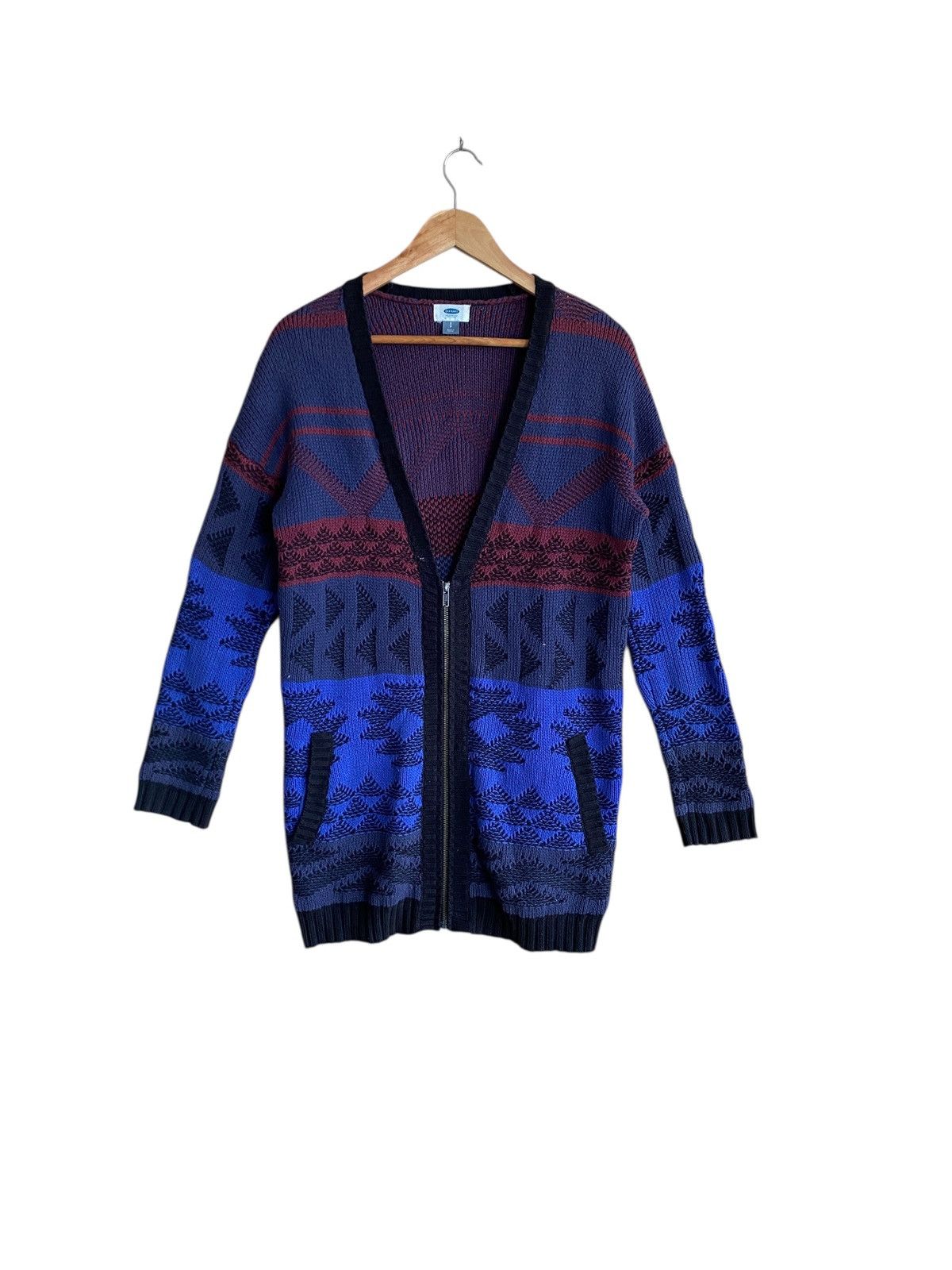 Old Navy Vintage Brand Old Navy Wool Knitwear Cardigan 2000s Size US S / EU 44-46 / 1 - 1 Thumbnail